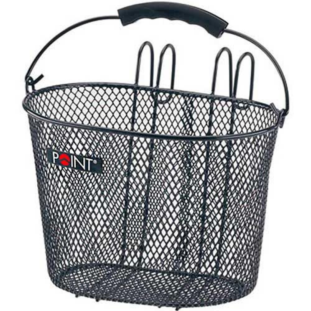 Point Fahrradkorb Point Kinderfahrradkorb schwarz 25x16x16 cm