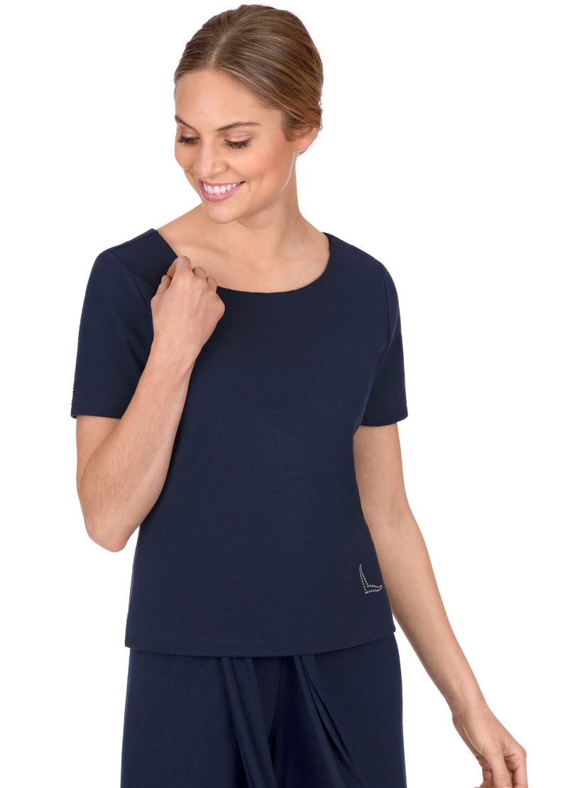 Trigema Sweatshirt TRIGEMA Shirt mit kurzen günstig online kaufen