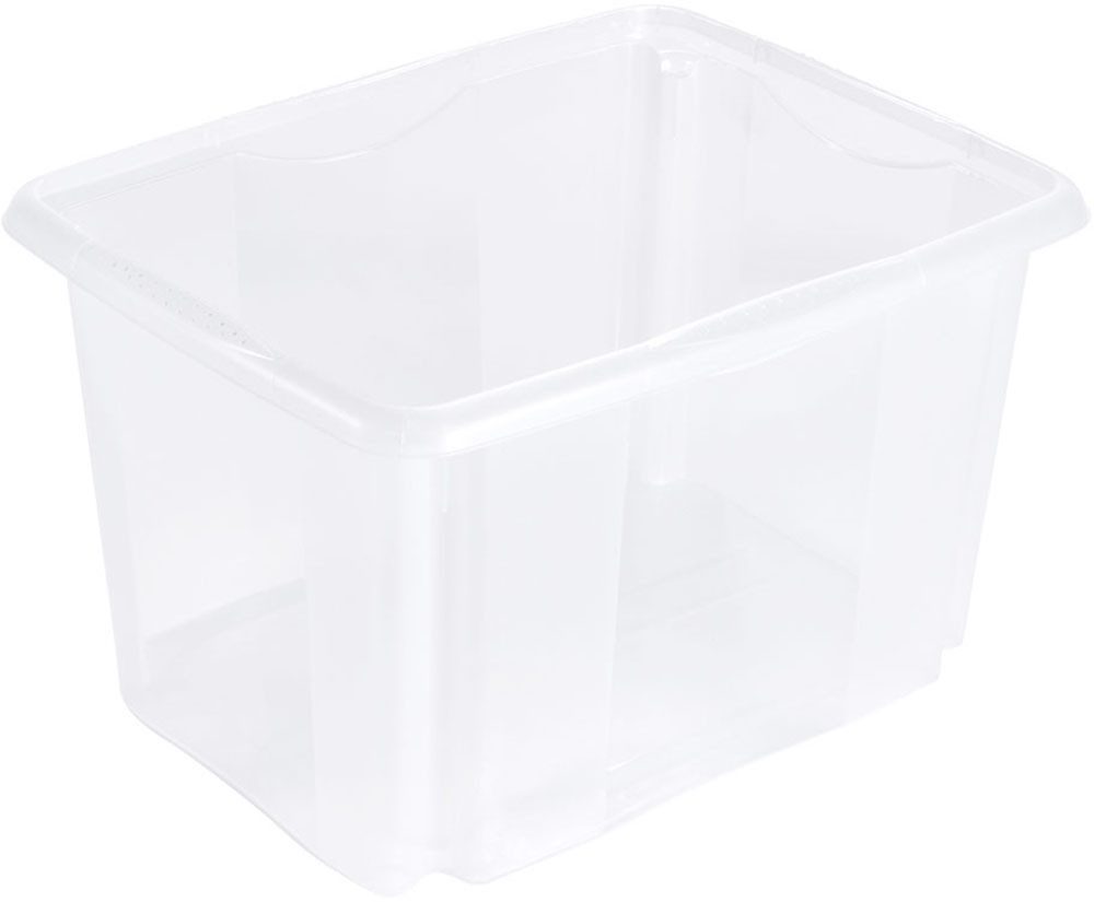 keeeper Aufbewahrungsbox Emil, 3er Set, 30 L, 44,5 x 34,5 x 27 cm (Set, 3 St), ineinander und aufeinander stapelbar