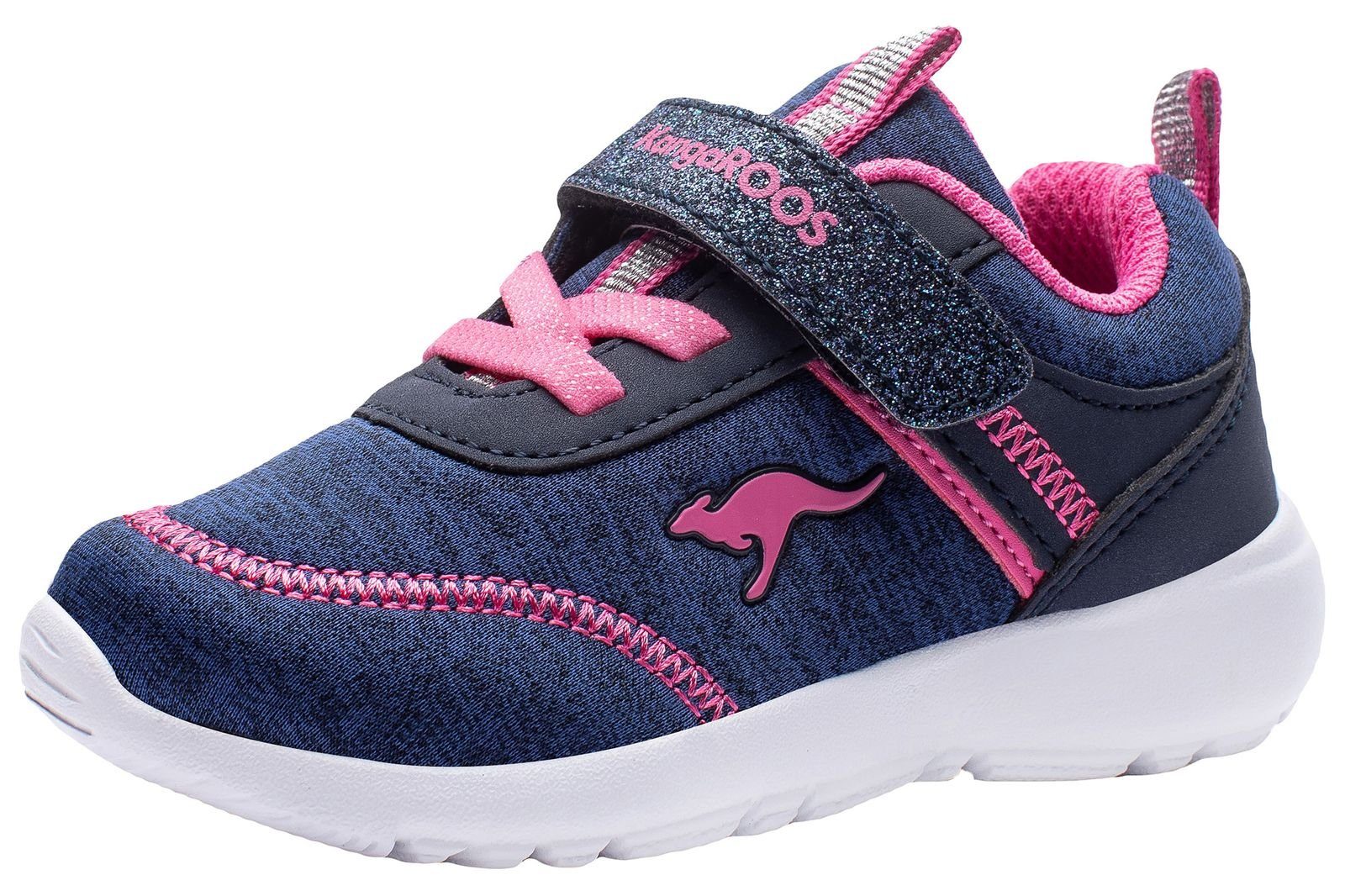 pink dk 02078-4294 KangaROOS EV Kinder Sneaker pink KangaROOS (12801384) navy/fandango navy/fandango Sneaker KY-Chummy