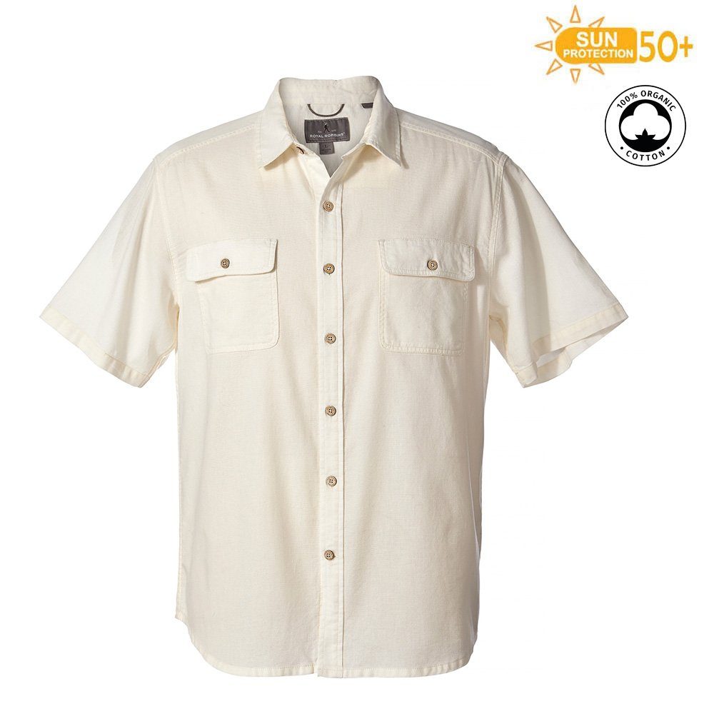 - Royal Hemd, Mesh Robbins Poloshirt Bio-Baumwolle beige Herren ROYAL Cool ROBBINS -