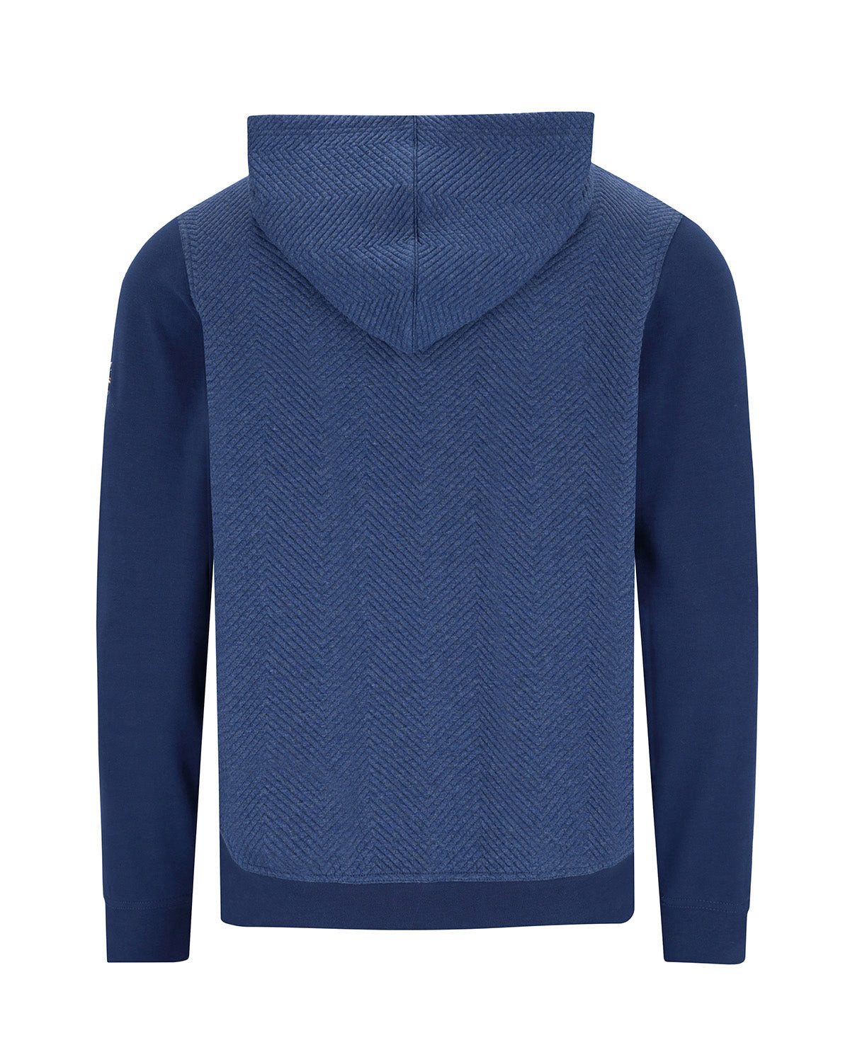 Hajo Sweatjacke Kapuzensweatjacke in Materialmix mit Kängurutaschen