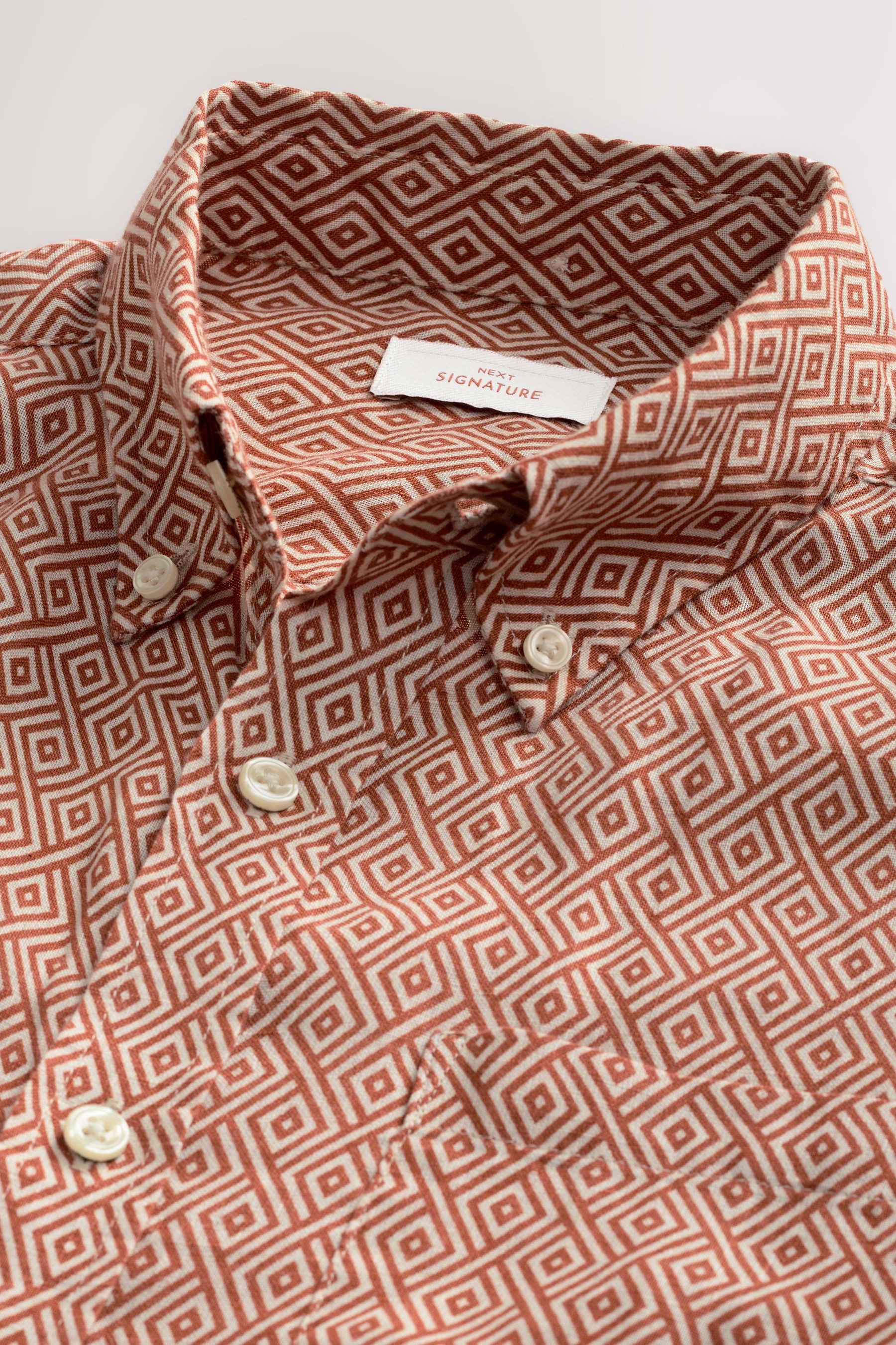Next Langarmhemd Signature Langarmhemd mit Print günstig online kaufen