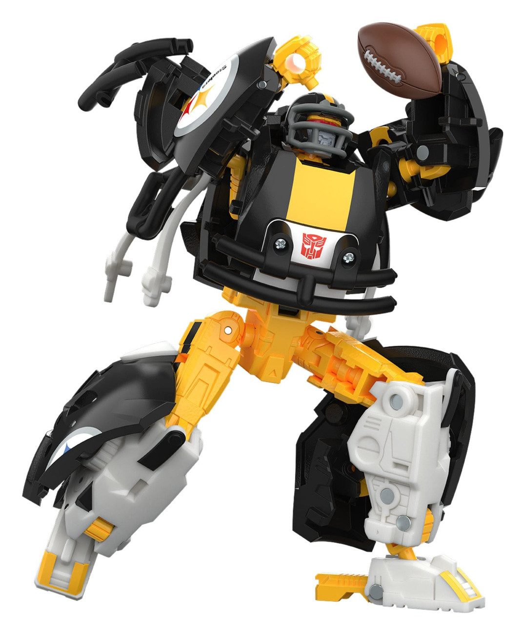 Hasbro Actionfigur Transformers x NFL Actionfigur Pittsburgh Steelers: Steelsmash 14 cm