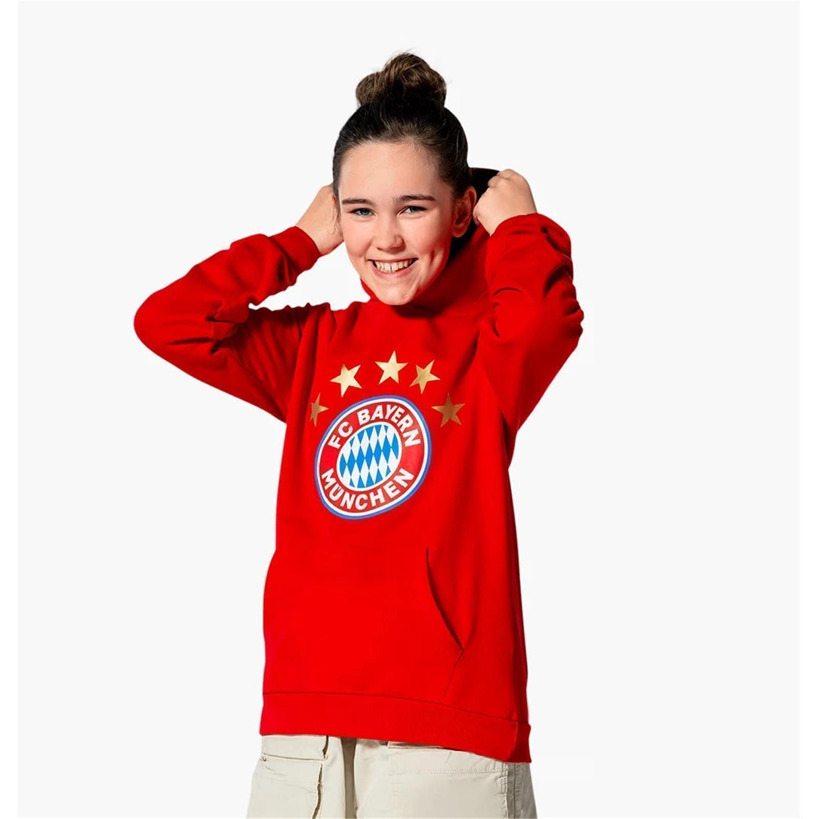 FC Bayern München Hoodie FC Bayern Hoodie Essential Kinder rot
