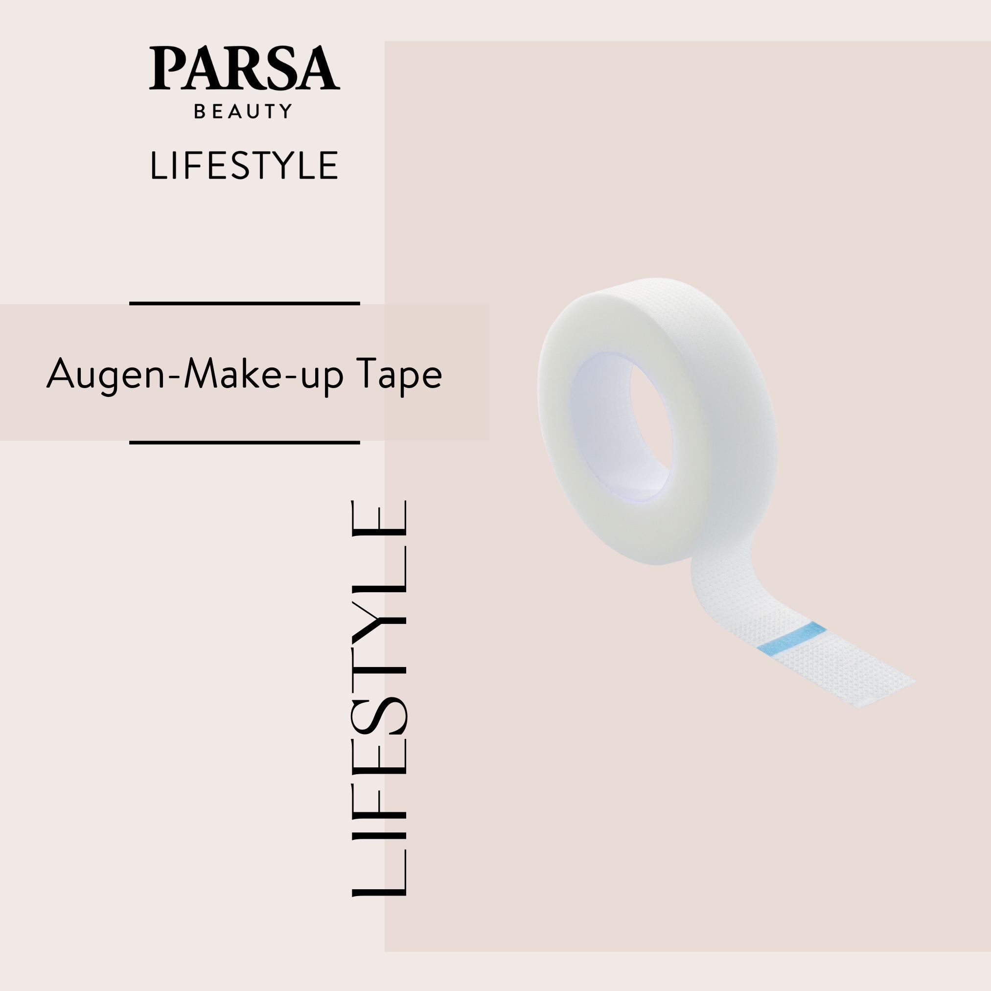 PARSA Beauty Make-up Set Lifestyle Augen Make-up Tape, 60 Stück für präzise Eyeliner-Looks