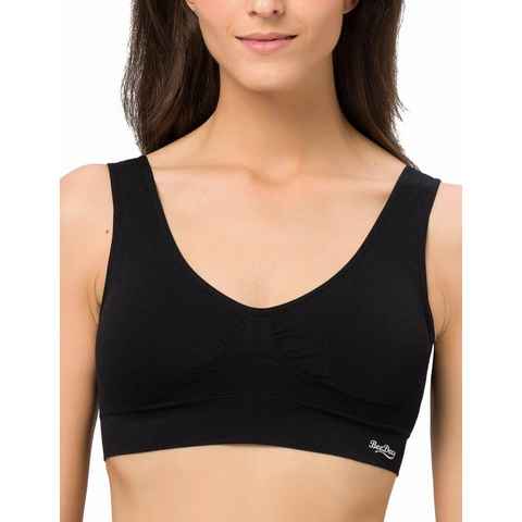 Beedees Bustier Comfee Crop Top (1, 1-tlg) mit herausnehmbaren Cups