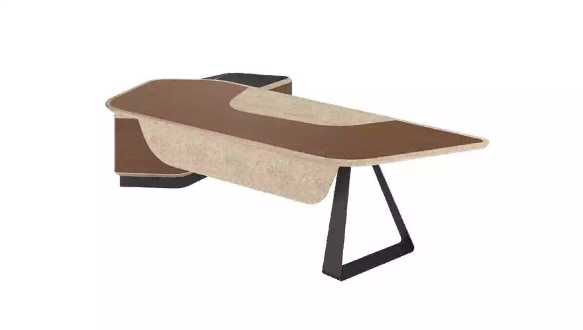 Sideboard), 1x Schreibtisch in Moderner Set Arbeitszimmer Made Couchtisch + 1x + Eckschreibtisch 1x Sideboard Luxus JVmoebel (2-St., Eckschreibtisch Möbel Europa