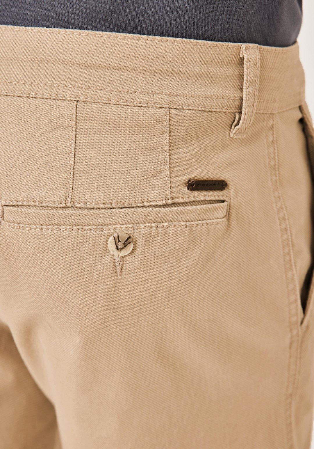 Redpoint Chinoshorts Surrey Chino Stretch-Bermudas mit Printmuster