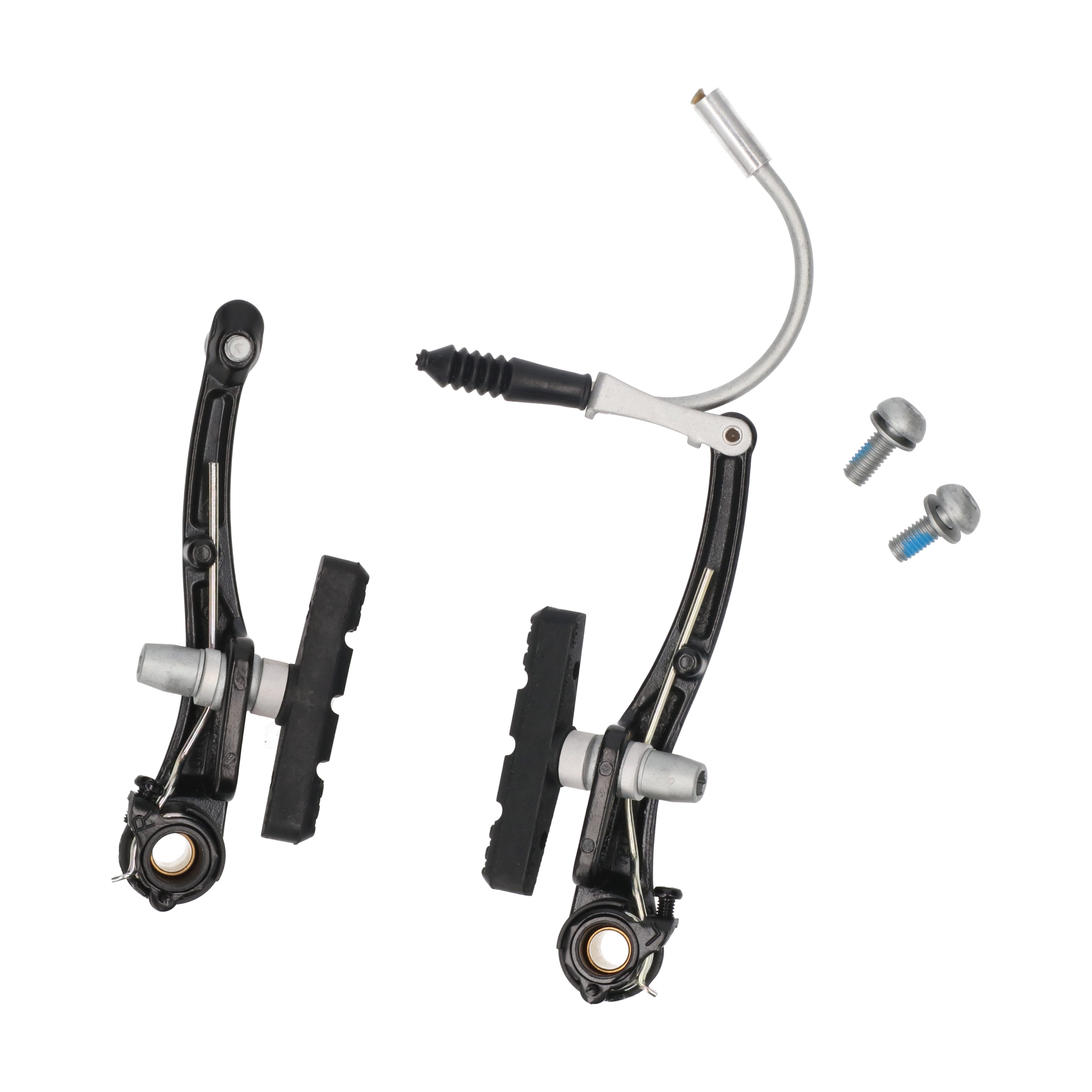 ALHONGA Felgenbremse Bremsensatz V Brake 110 mm schwarz Bremsschuh 60 mm