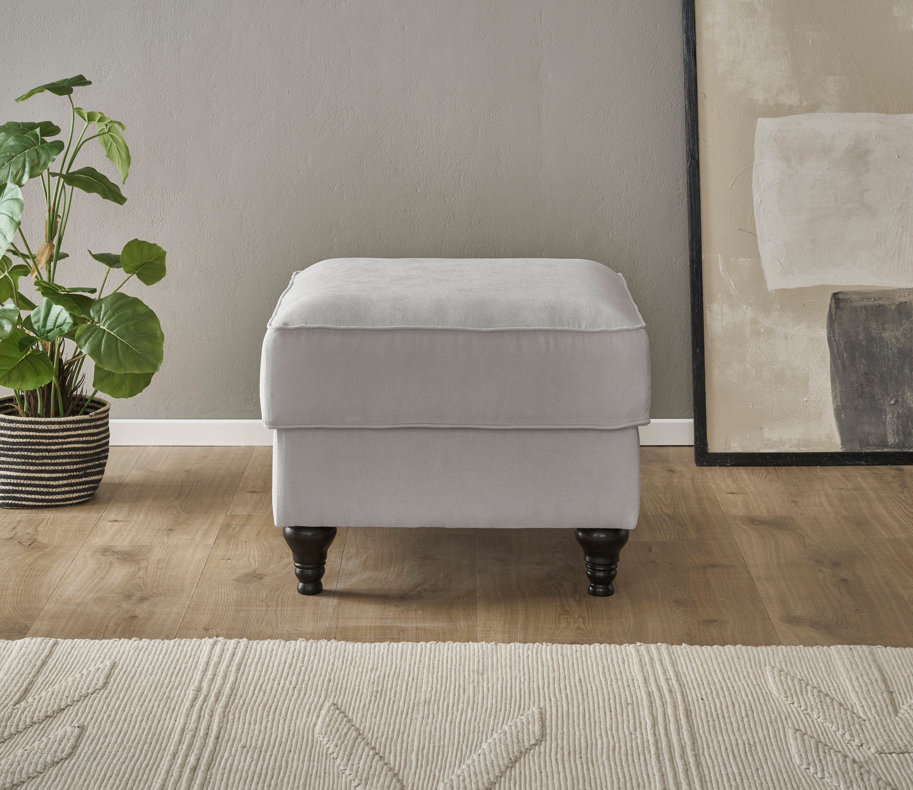 Home affaire Hocker WESTMINSTER, mit Federkern-Polsterung günstig online kaufen