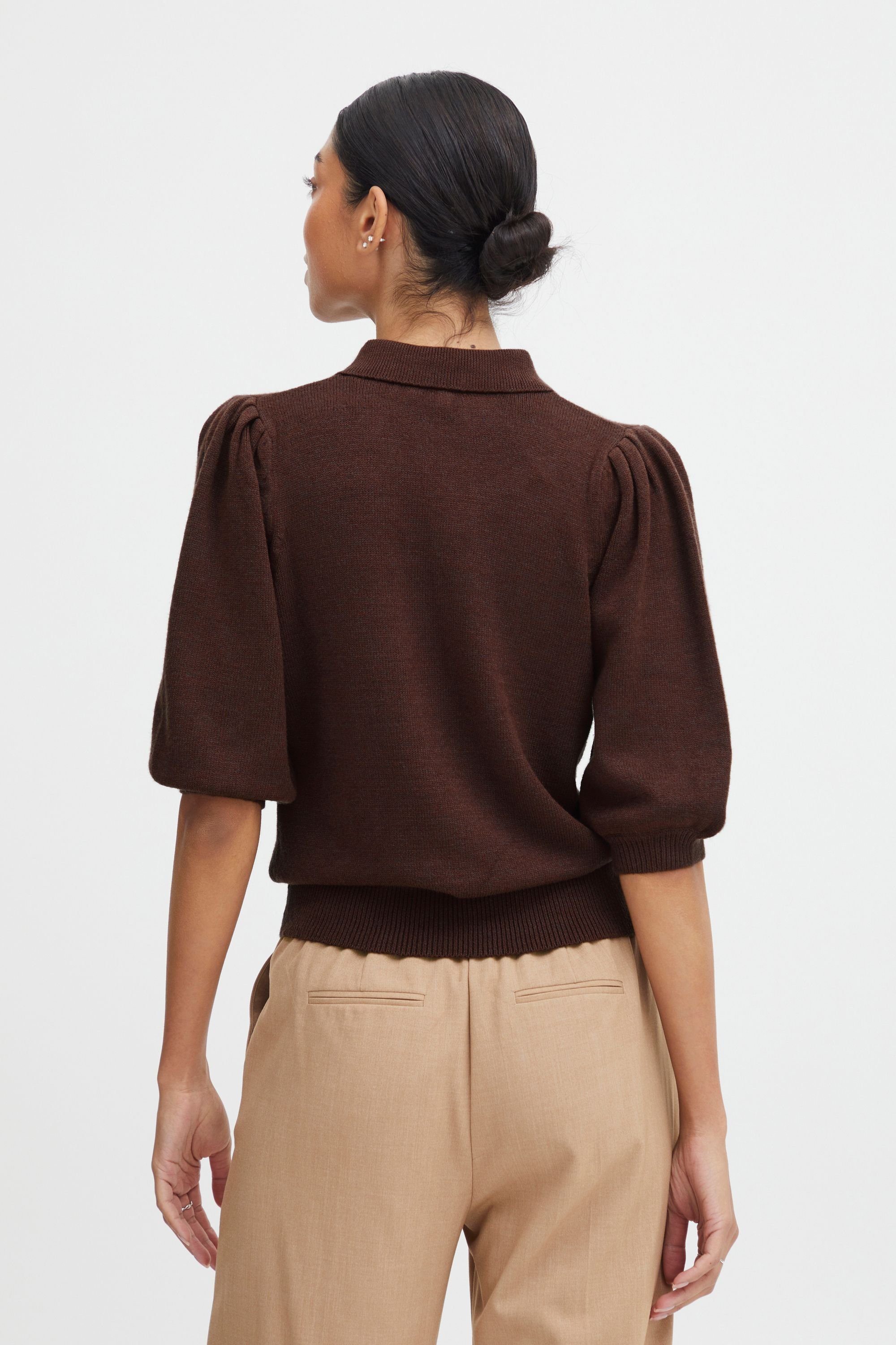 b.young Strickpullover 2 (1914191) Coffee Chicory JUMPER Melange 20811907 - BYNONINA