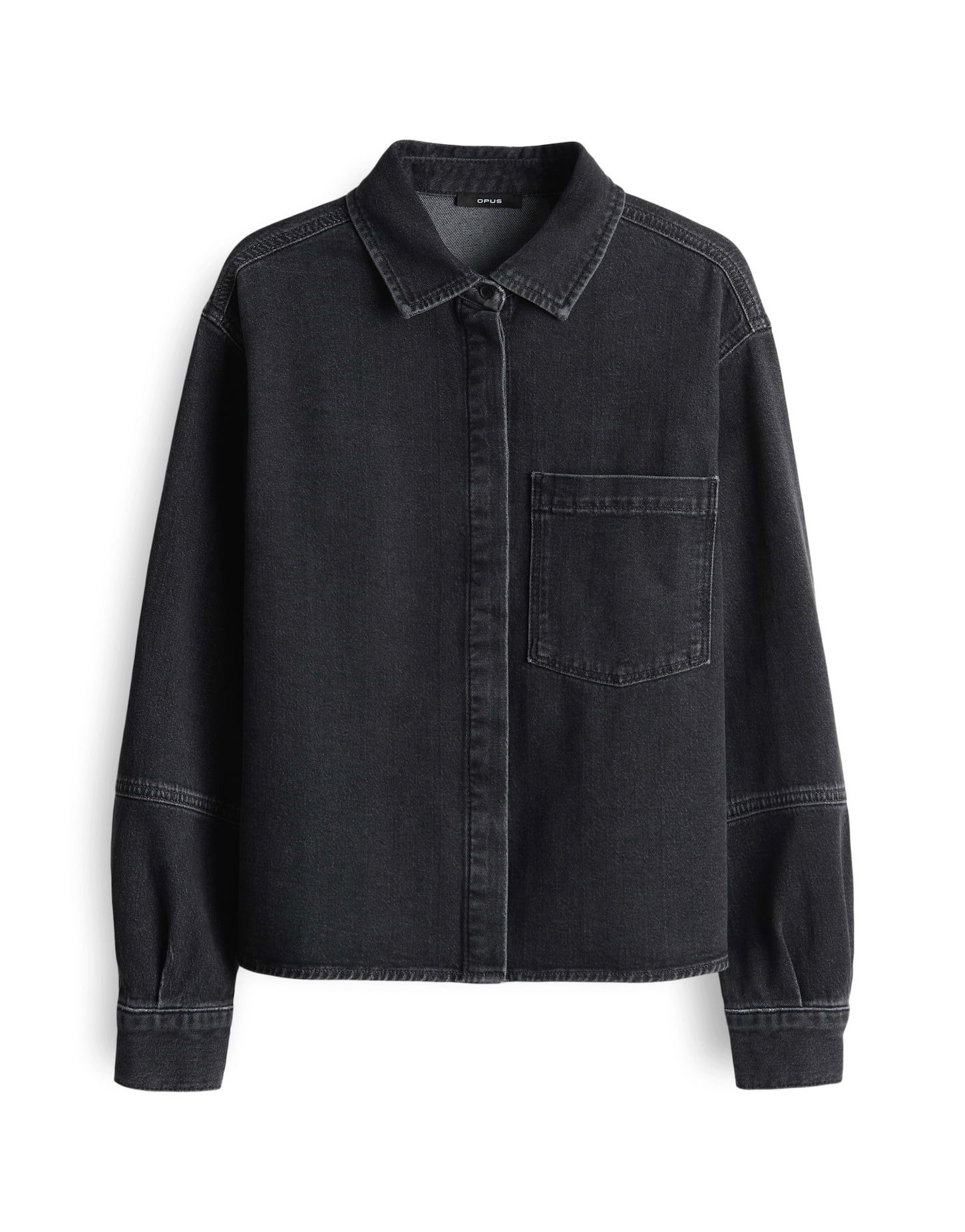 Jeansbluse FEMORI aus nachhaltigem BCI Cotton Mix