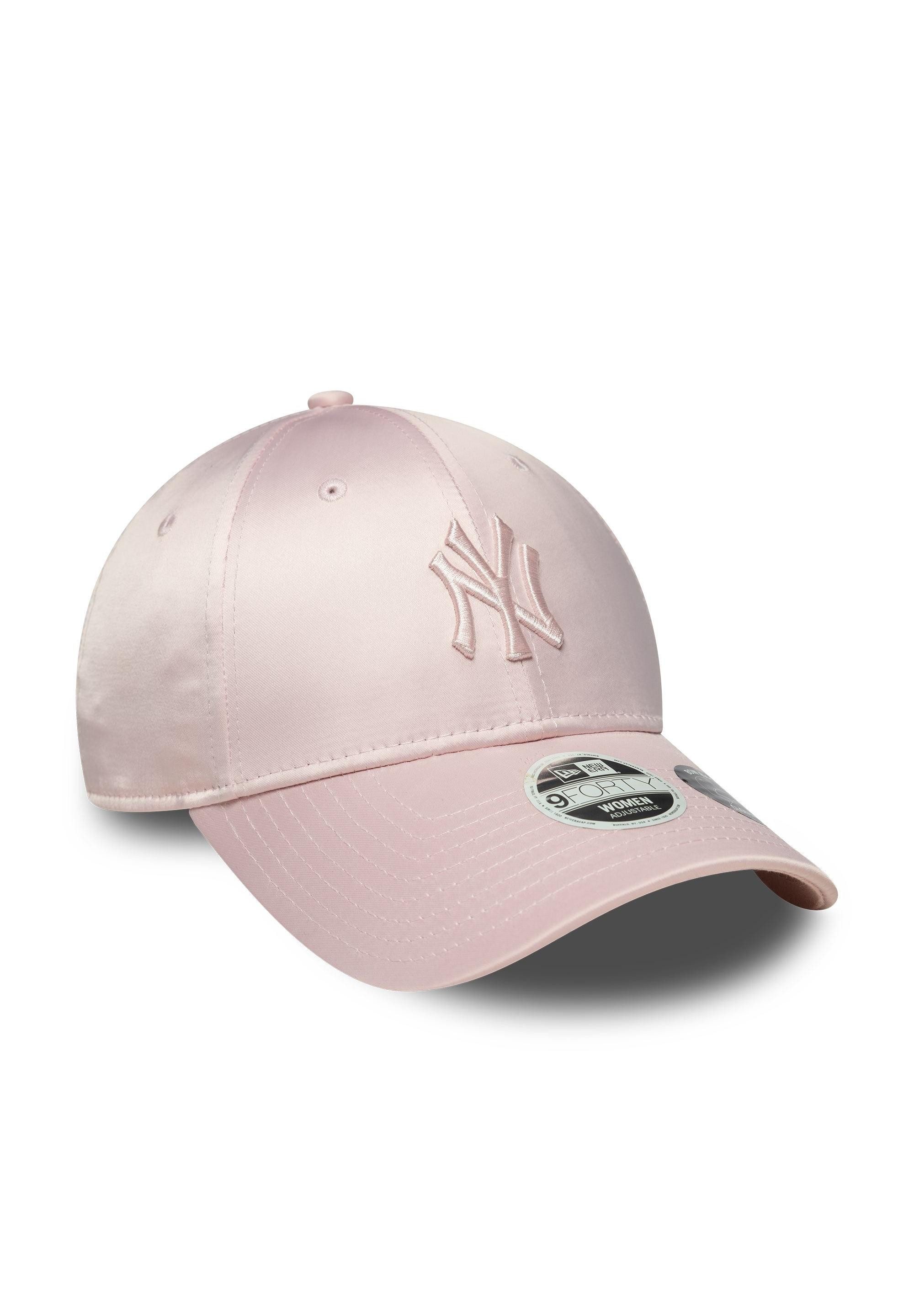 New Era Baseball Cap New York Yankees New Era Satin Bow 9Forty Women Cap Rosa (1-St)