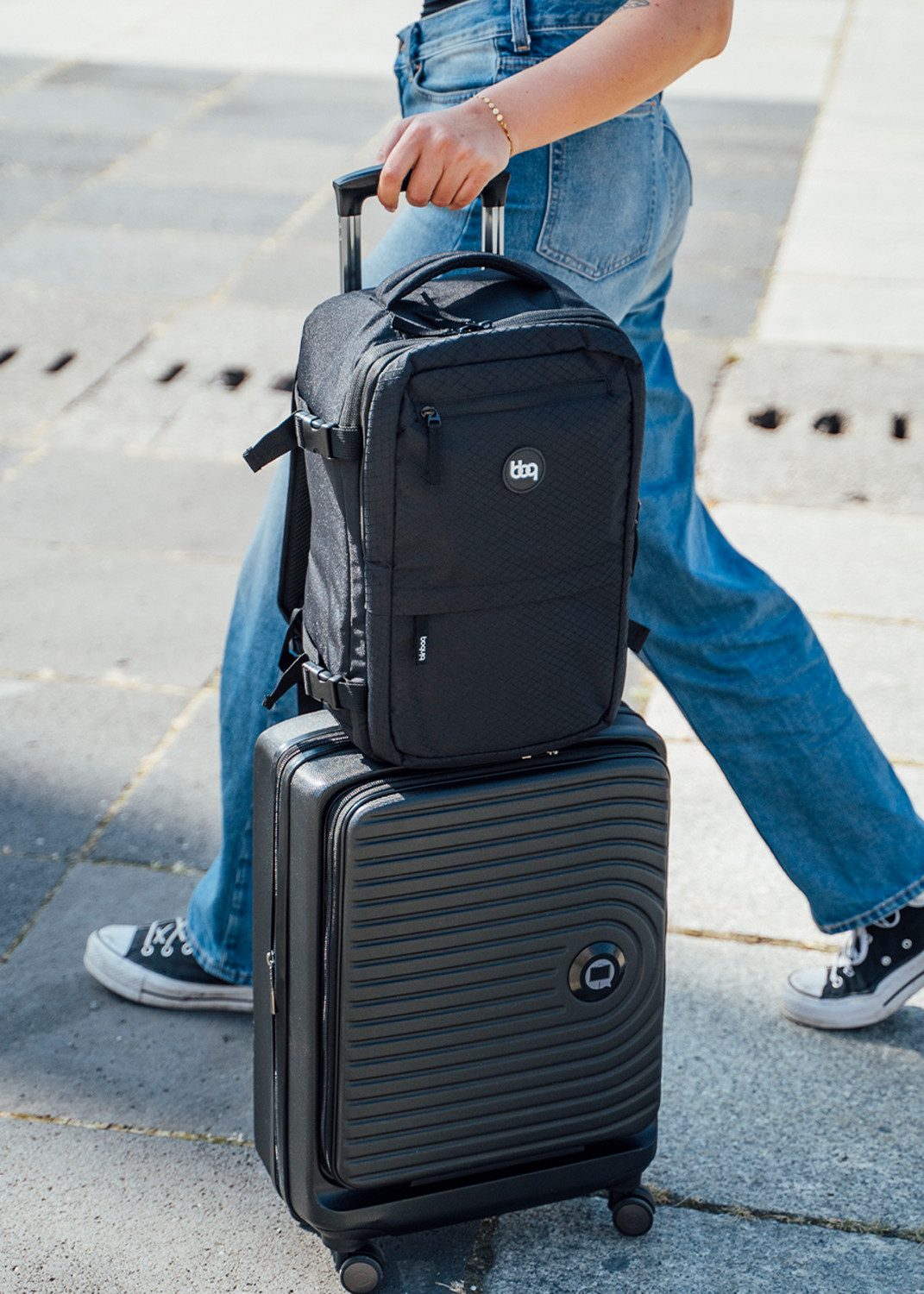 Hauptstadtkoffer Handgepäckkoffer blnbag M6, 0 Rollen, Laptop-Fach gepolstert, Secret Pocket, Brustgurt