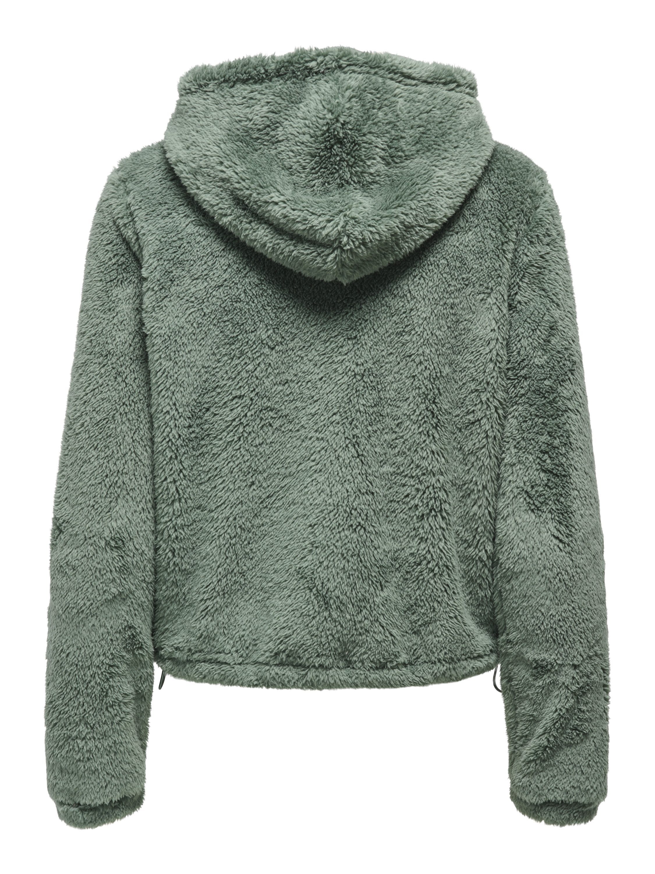 ONLY Kapuzenfleecejacke FLUF Hood FZ LS SWT günstig online kaufen