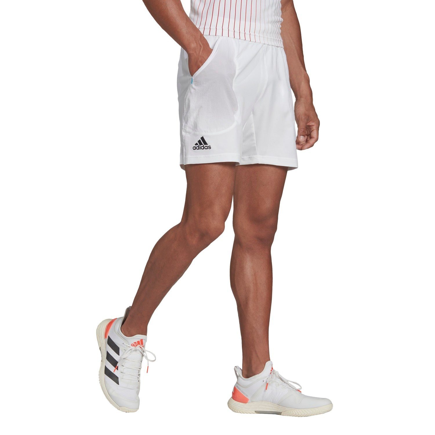 adidas Performance Shorts Tennishose Melbourne Ergo 7inch kurz weiss Herren günstig online kaufen