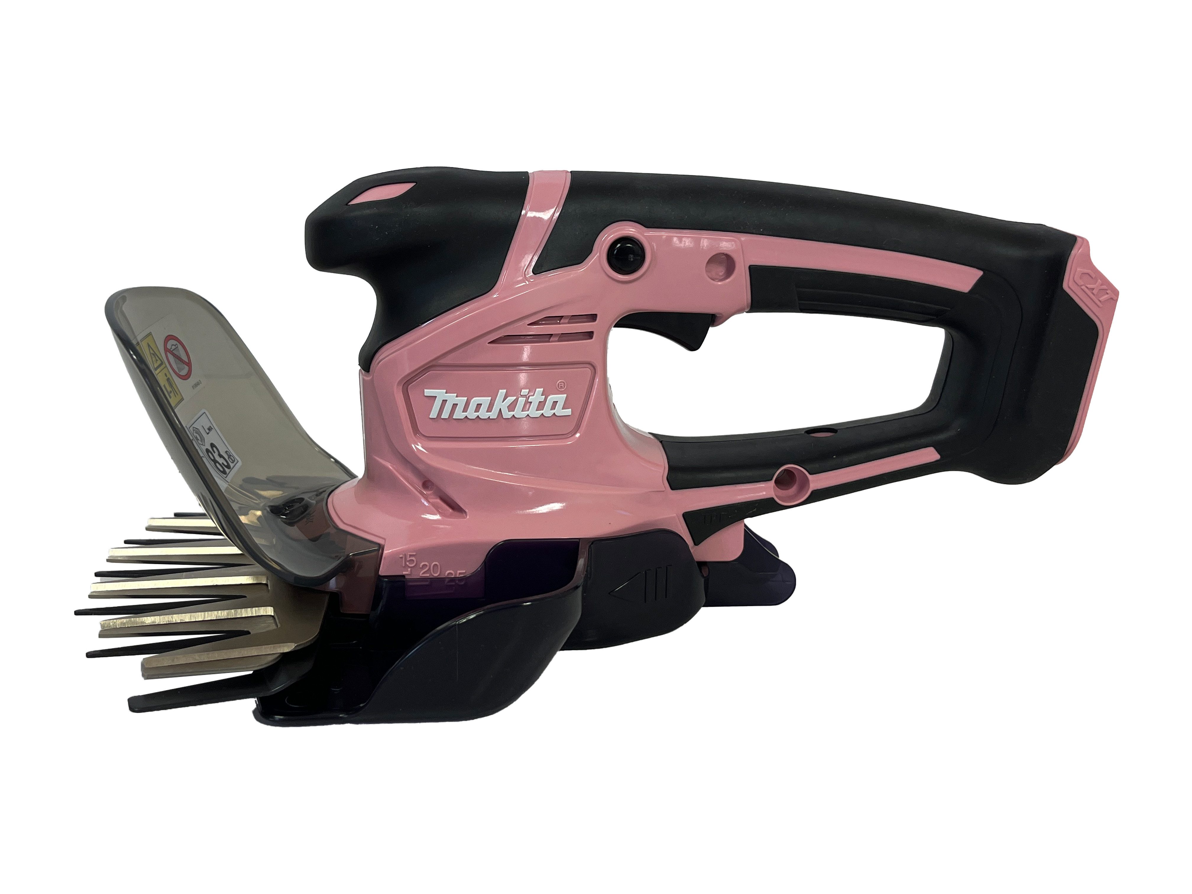 Makita Akku-Grasschere UM600DSAP, Pink [12 V] inkl. Akku 2 Ah und Ladegerät DC10SB