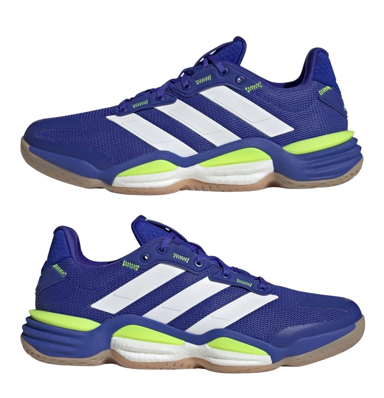 adidas Performance Hallen-Indoorschuhe Stabil 16 dunkelblau/weiss/grün Herren Badmintonschuh – Bild 5 von 5
