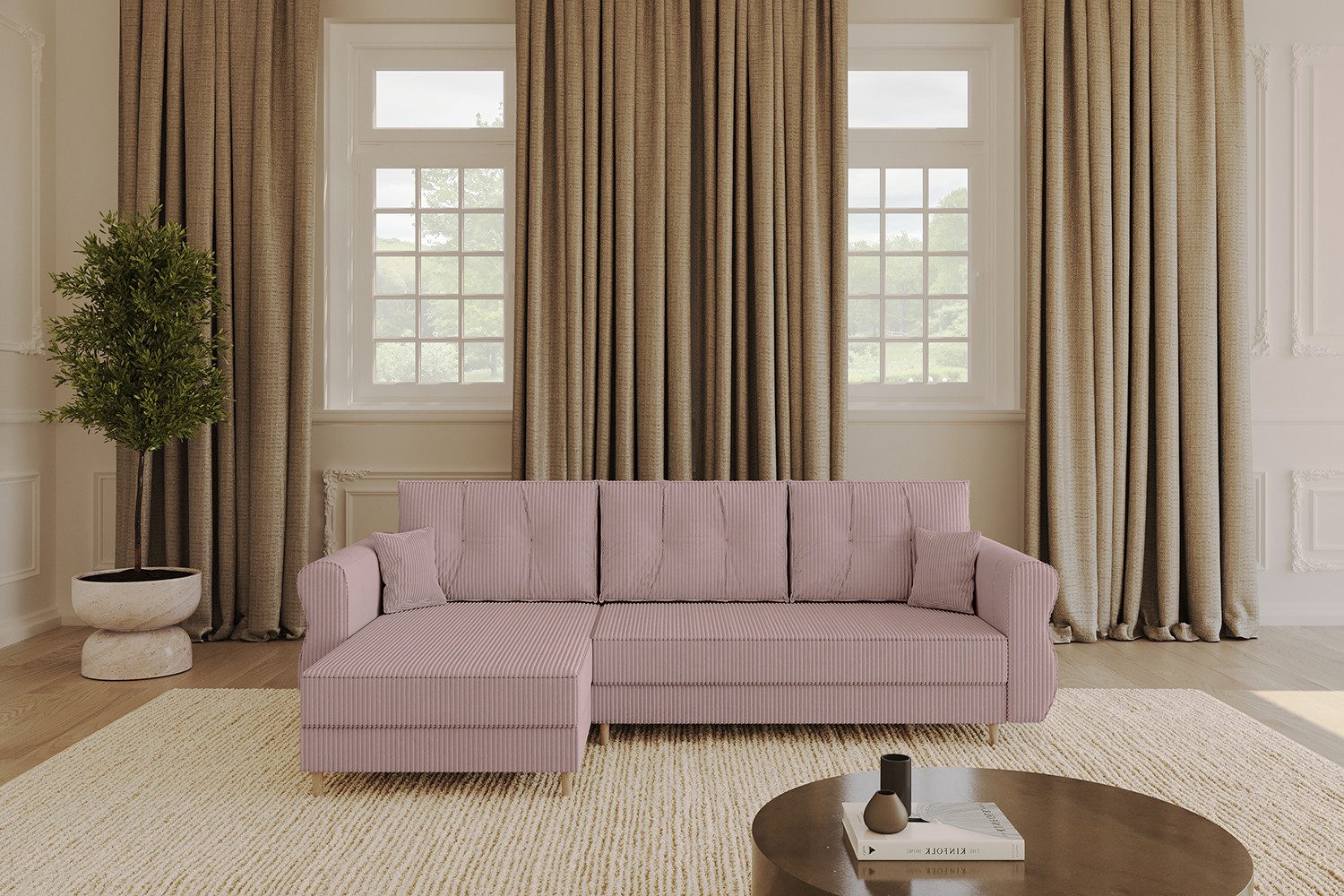 ALTDECOR Ecksofa APOL-L, Couch mit Schlaffunktion, günstig online kaufen