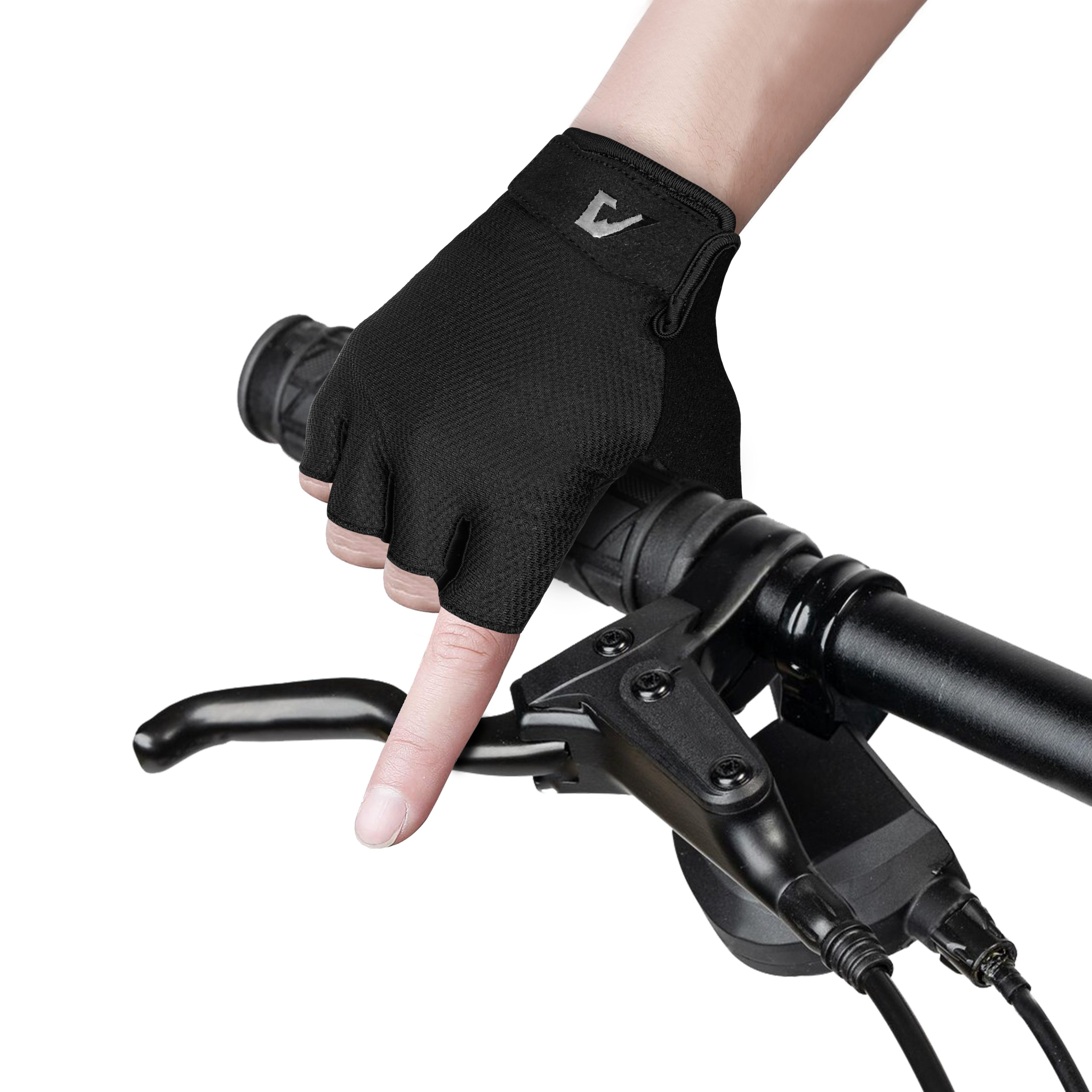 Alpensattel Fahrradhandschuhe Sommer Handschuhe MTB Rennrad Trekking – gepolstert & leicht