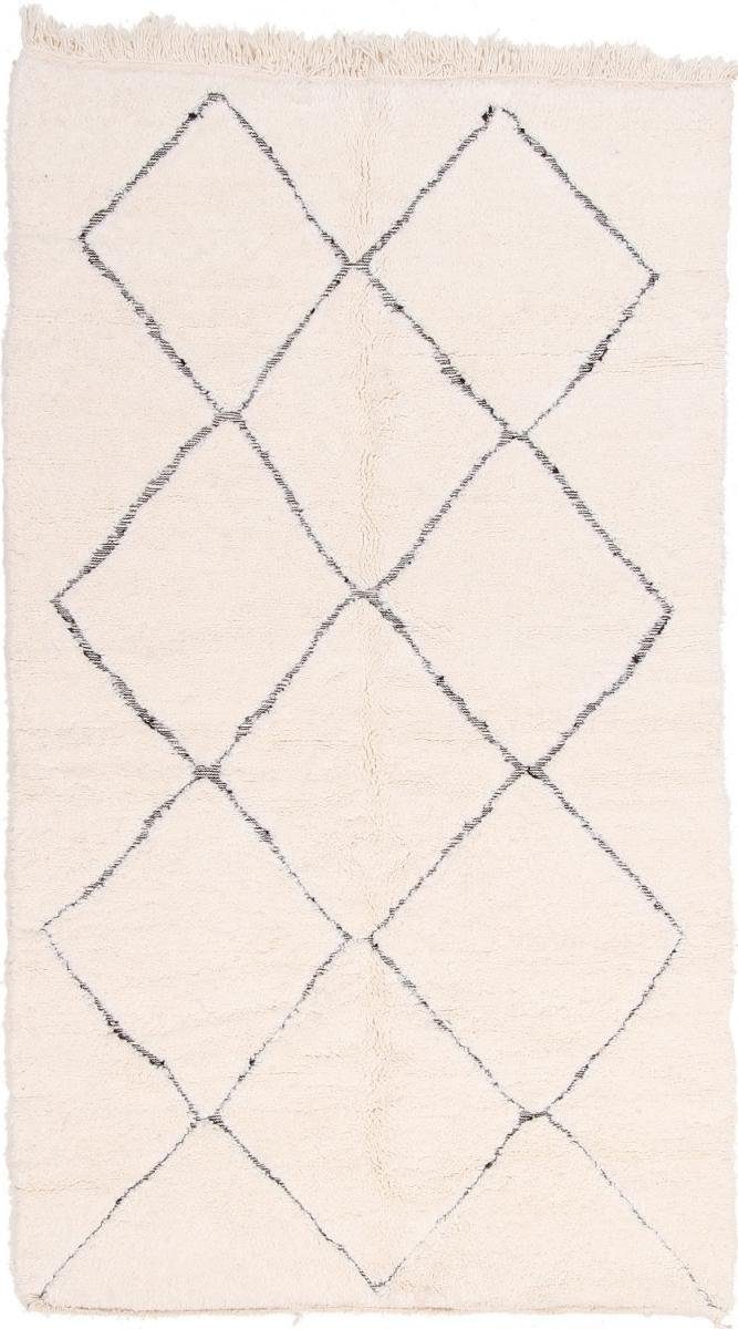 Orientteppich Berber Beni Ourain 146x256 Handgeknüpfter Moderner Orientteppich, Nain Trading, rechteckig, Höhe: 20 mm