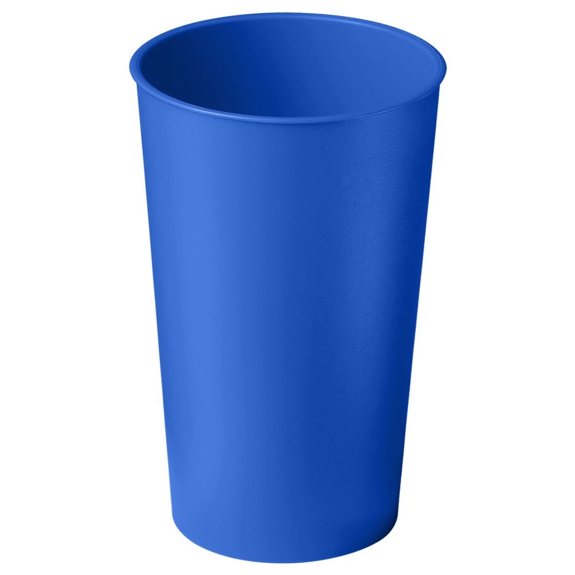 mehrweg.pro Mehrwegbecher Trinkbecher "Colour" 0,4 l, Kunststoff, (Sparset, 15-tlg., 15) standard-blau PP