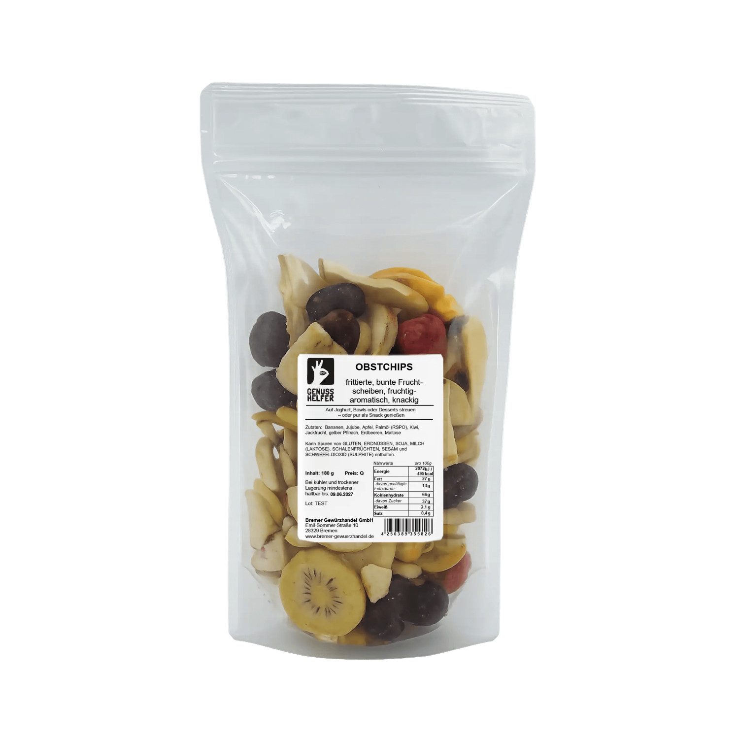 Bremer Gewürzhandel Trockenfrüchte Obstchips-Mix