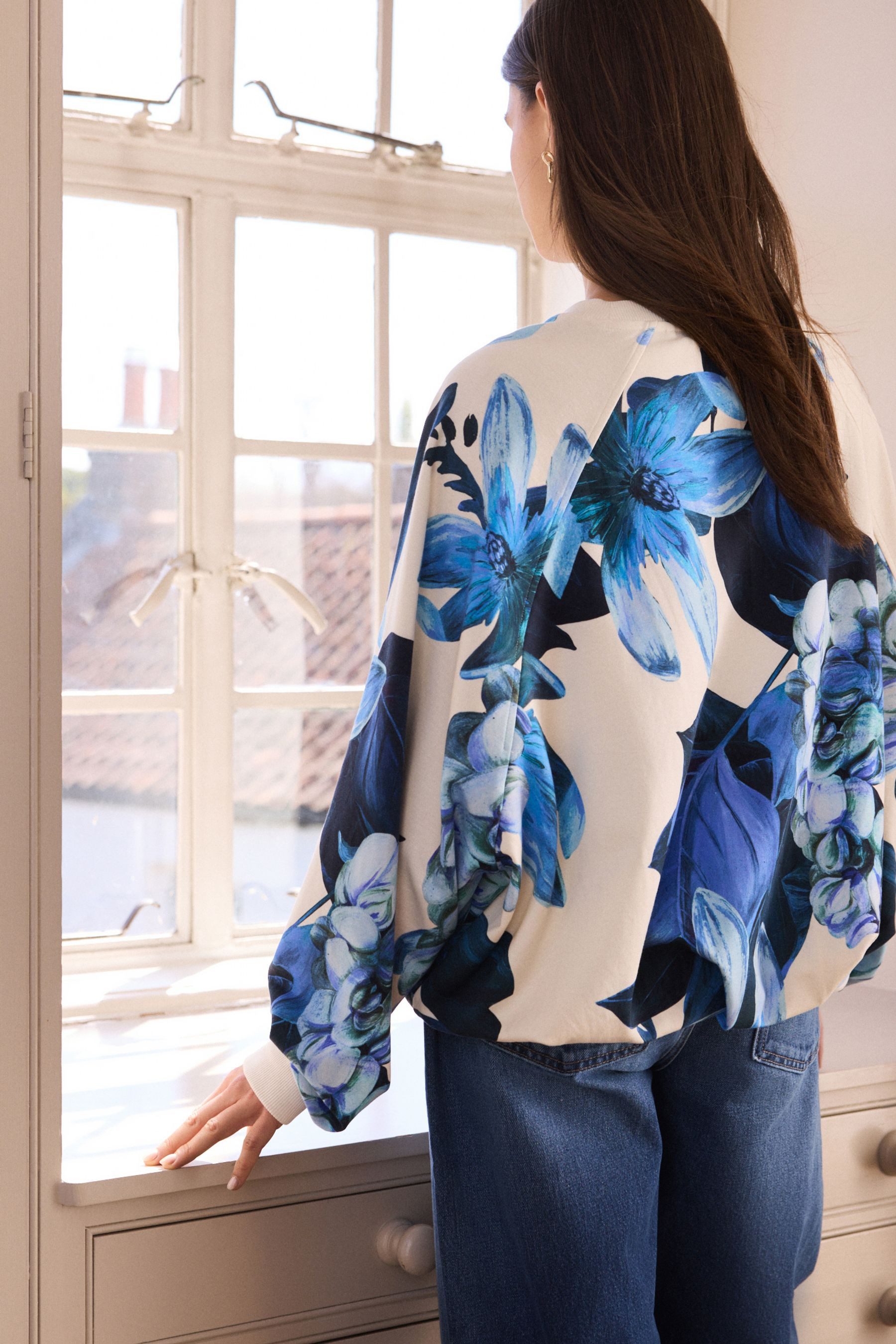 Next Sweater Voluminöses Sweatshirt mit Ballonsaum (1-tlg) günstig online kaufen