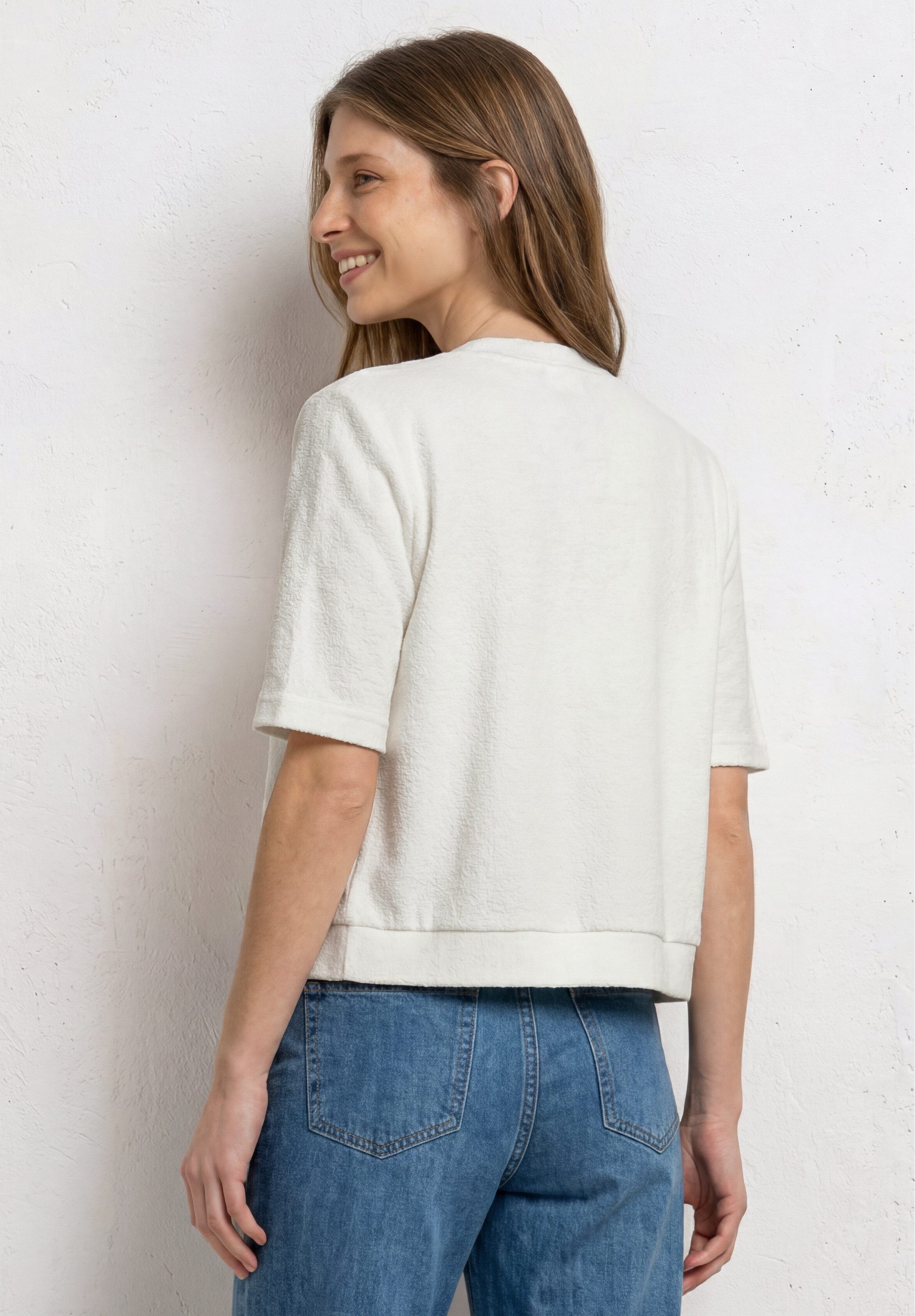 STREET ONE Cardigan mit durchgehender Knopfleiste vorn