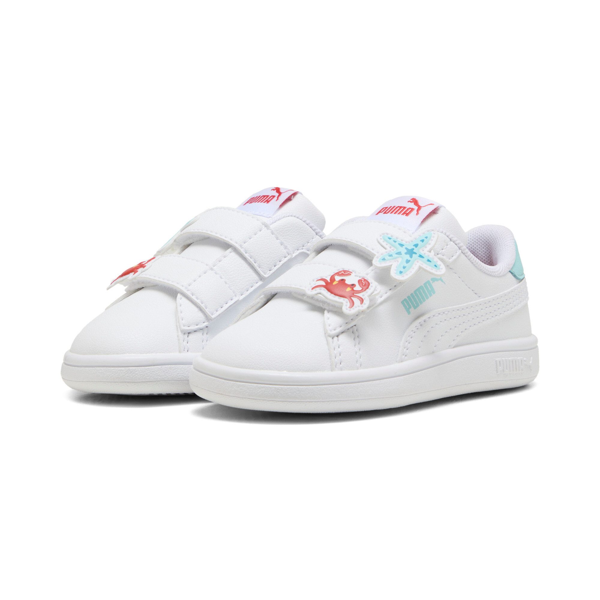PUMA SMASH 3.0 BADGES V INF Sneaker mit Klettverschluss, mit SOFTFOAM+ Dämpfung, aus Synthetik