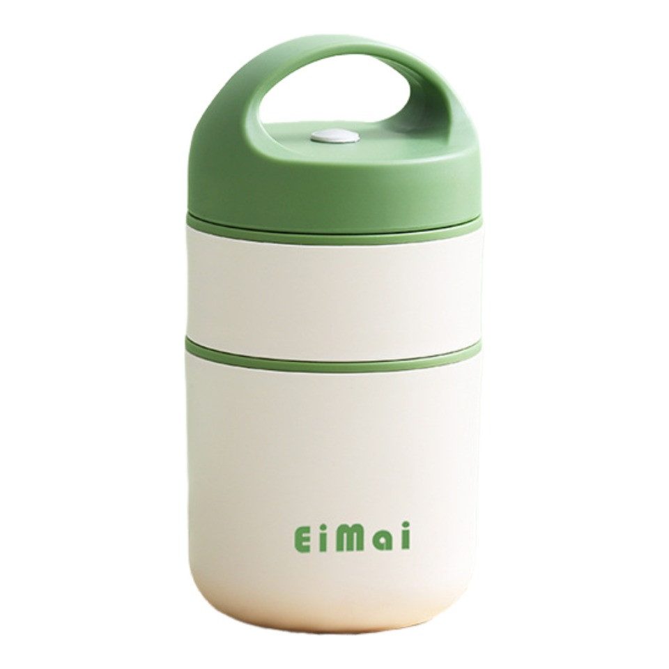 Minicloss Thermobehälter Edelstahl Thermobehälter für Essen 680ml, Edelstahl, Essensbehälter für unterwegs