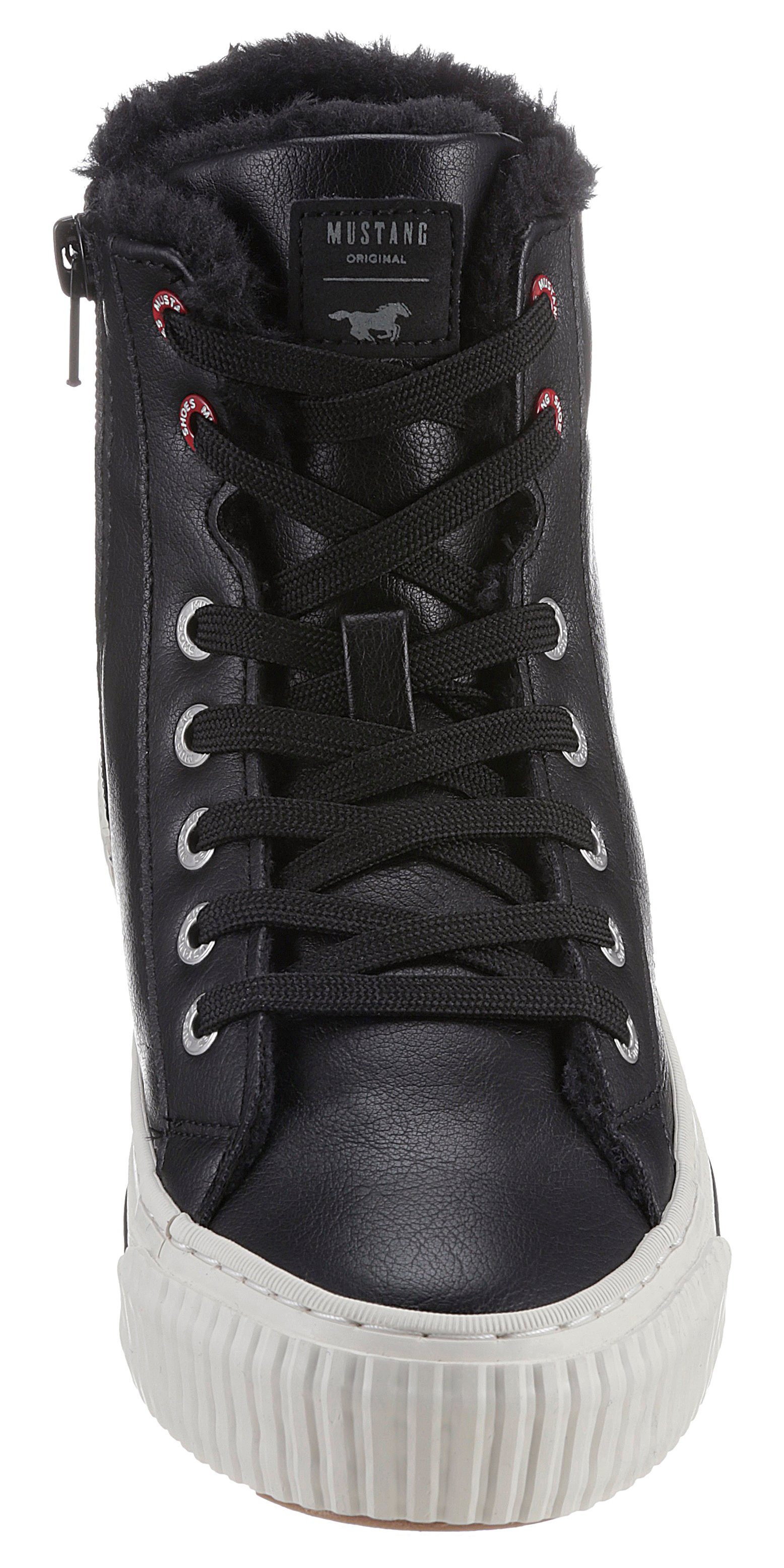 Mustang Shoes Winterboots, High Top Sneaker, Schnürboots mit Plateausohle