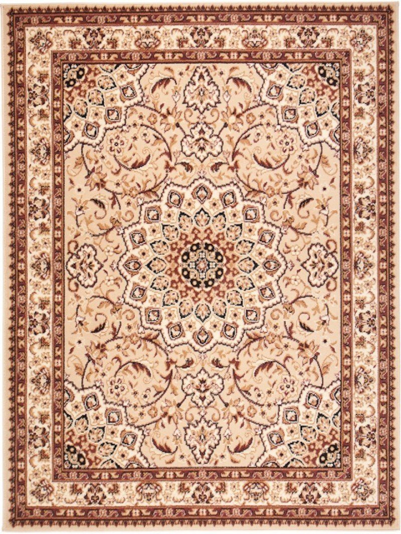 Orientteppich Orientalisch Vintage Teppich Kurzflor F740A-LIGHTBEIGE Mazovia, 100 Beige Farbecht, Pflegeleicht cm, Allergiker 60 Wohnzimmerteppich geeignet, x / Beige, Fußbodenheizung