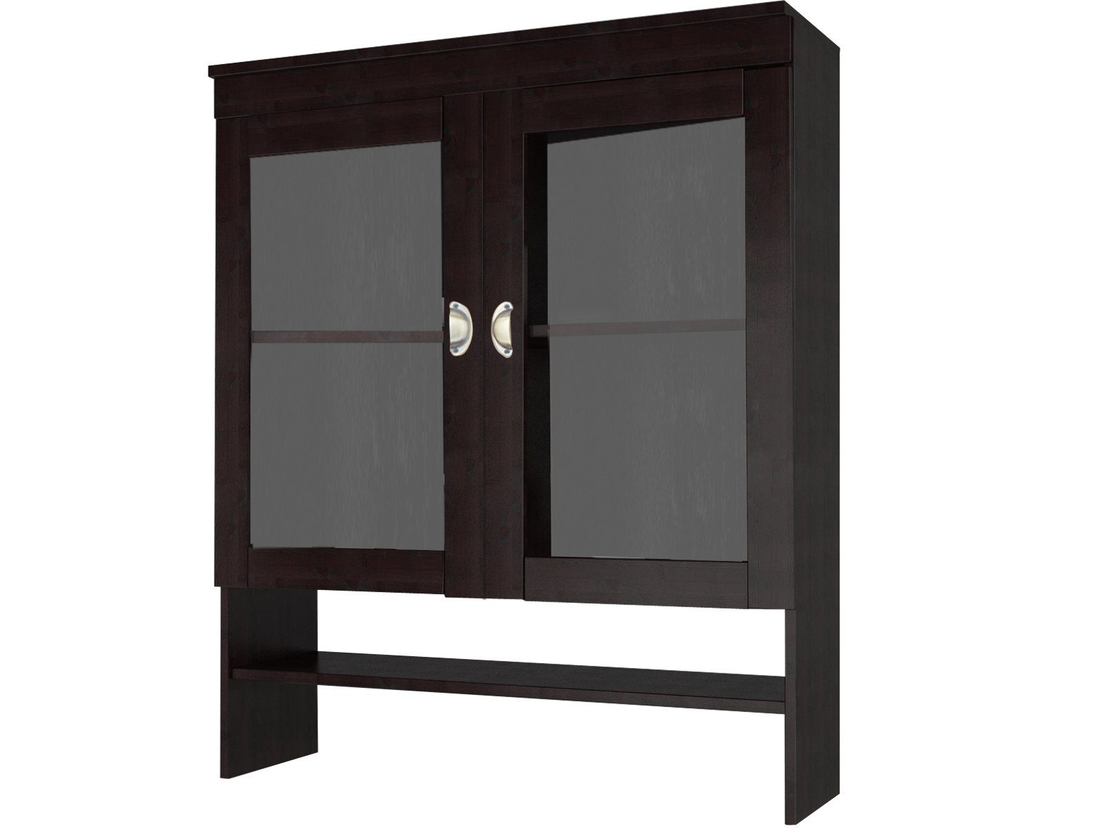 loft24 Buffetaufsatz Tyler, aus FSC®-zertifizierter Kiefer mit Glastüren, Breite 100 cm