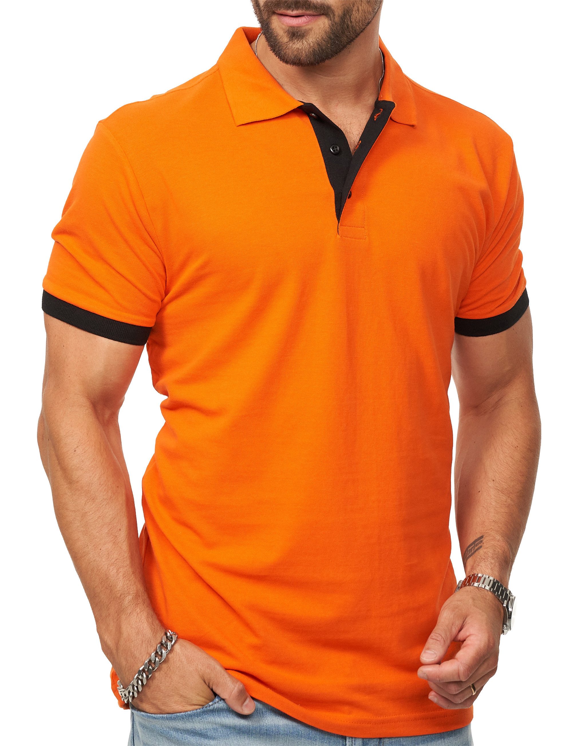 Poloshirt in Kurzarm als Freizeit Polo T-Shirt - Polo-Hemd für Herren