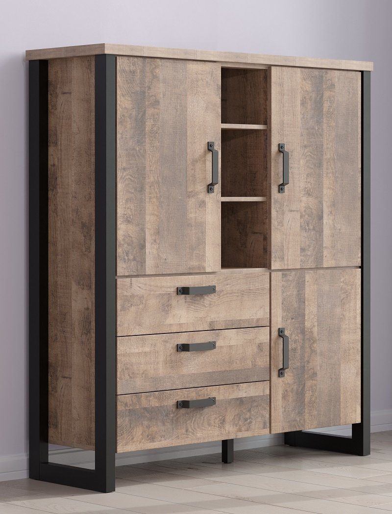 trendteam Hochschrank Anrichte Kommode Wohnzimmerschrank Schrank günstig online kaufen