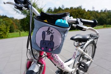 honju Lenkertasche BIKE Kinder Lenkertasche, mit Reflektoren, Deckel abnehmbar - Hansi Hase