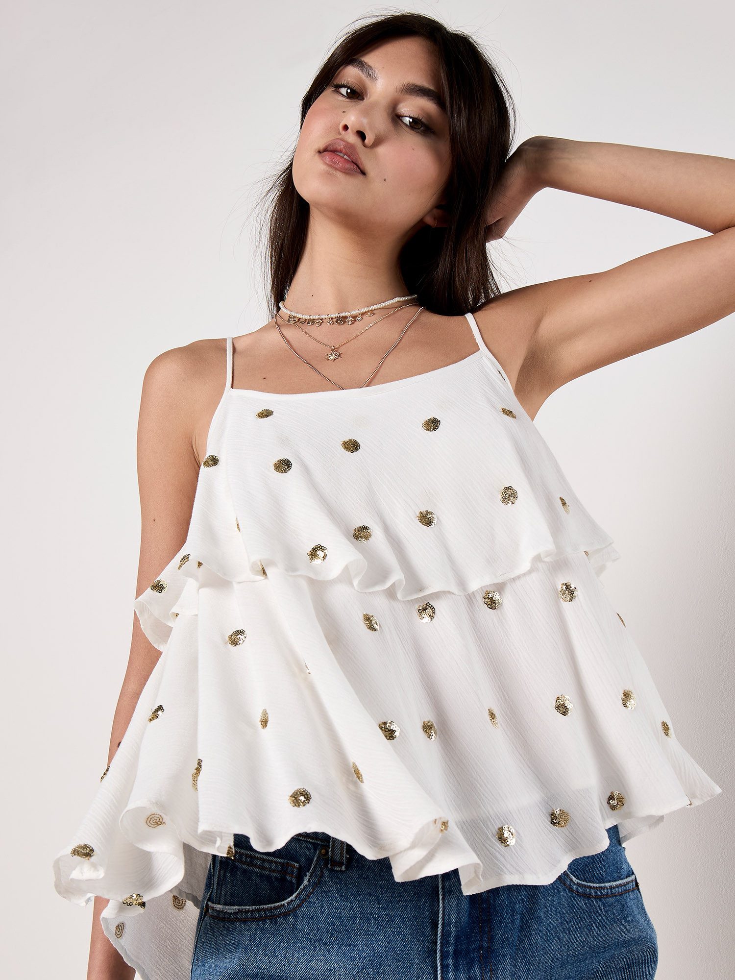 Apricot Spaghettitop günstig online kaufen