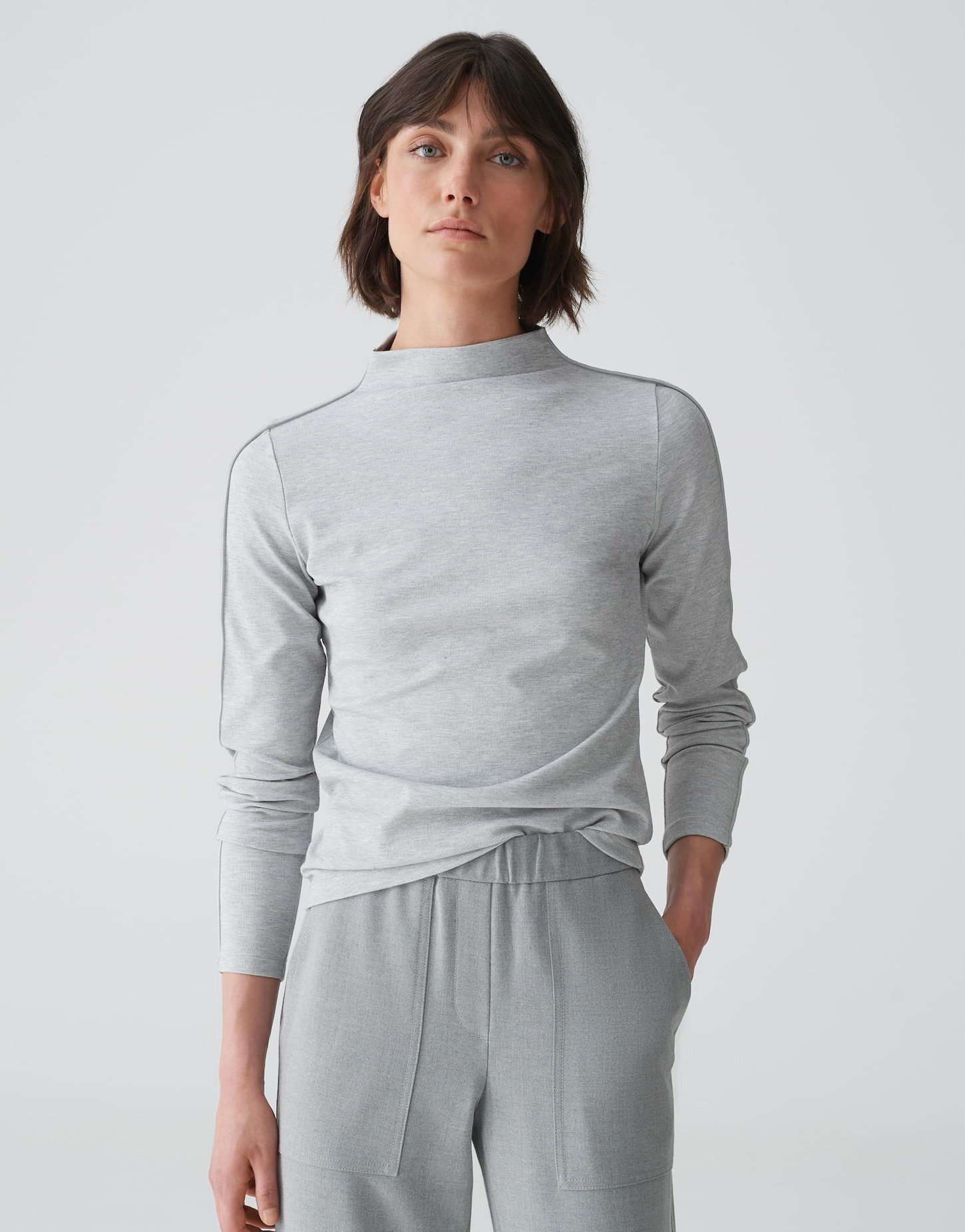 OPUS Langarmshirt Longsleeve SALIMAS Slim aus günstig online kaufen