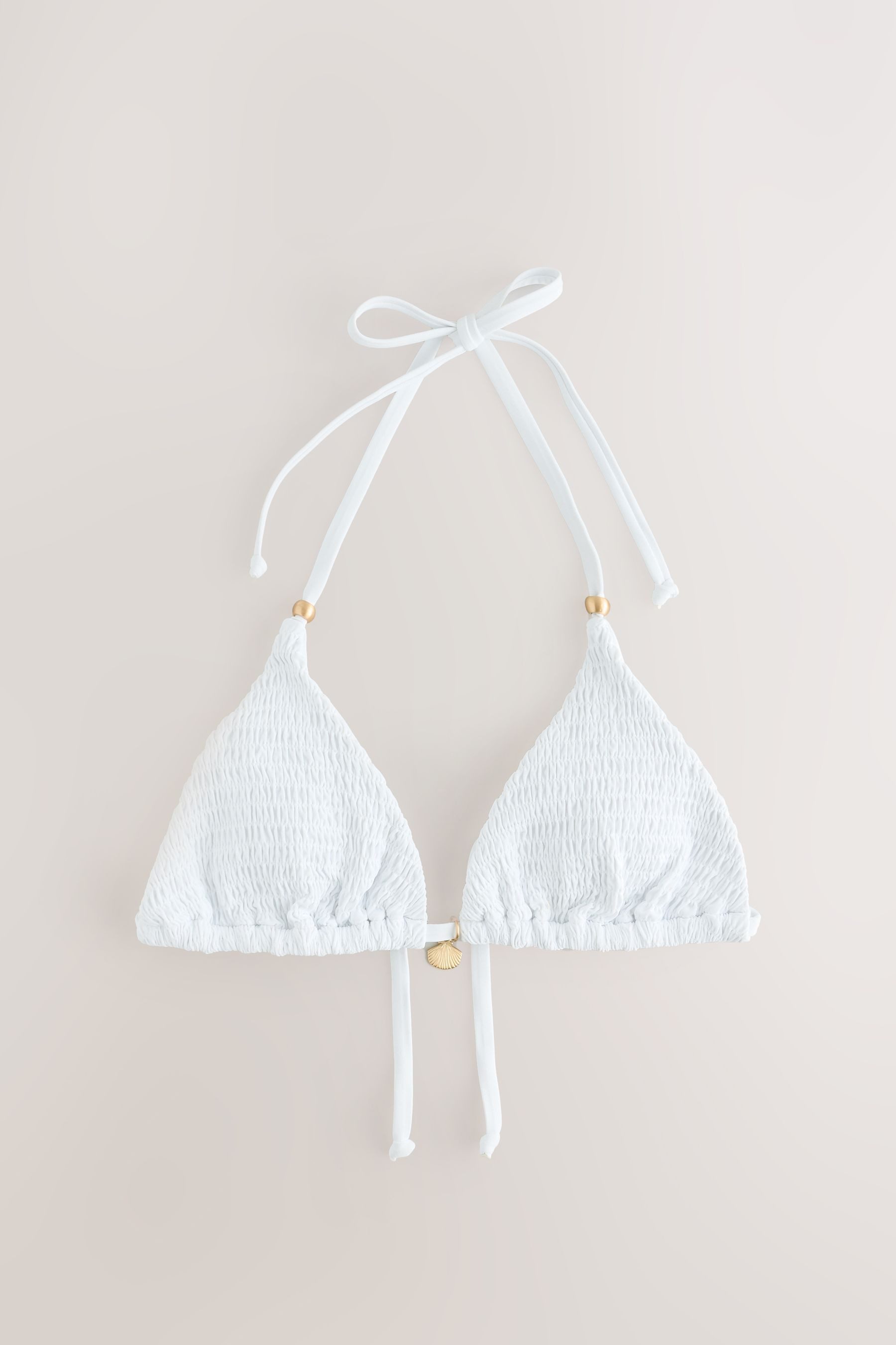 Next Triangel-Bikini-Top Gesmokte Triangel-Bikinioberteile, 2er-Pack (2-St)