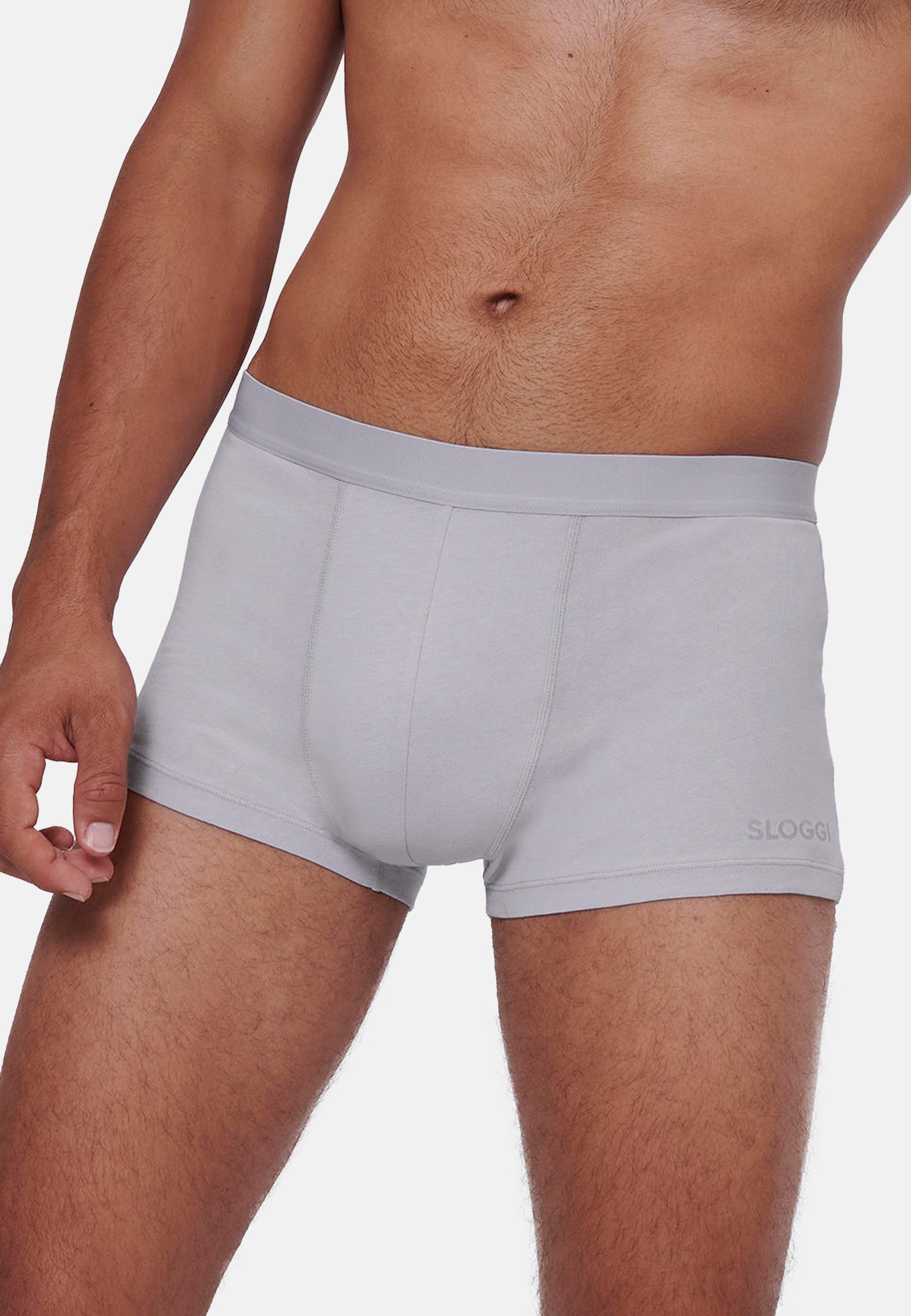 sloggi Retro Boxer 6er Pack men GO ABC 2.0 (Spar-Set, 6-St) Hipster Short / Pant - Baumwolle - ohne Eingriff - Atmungsaktiv