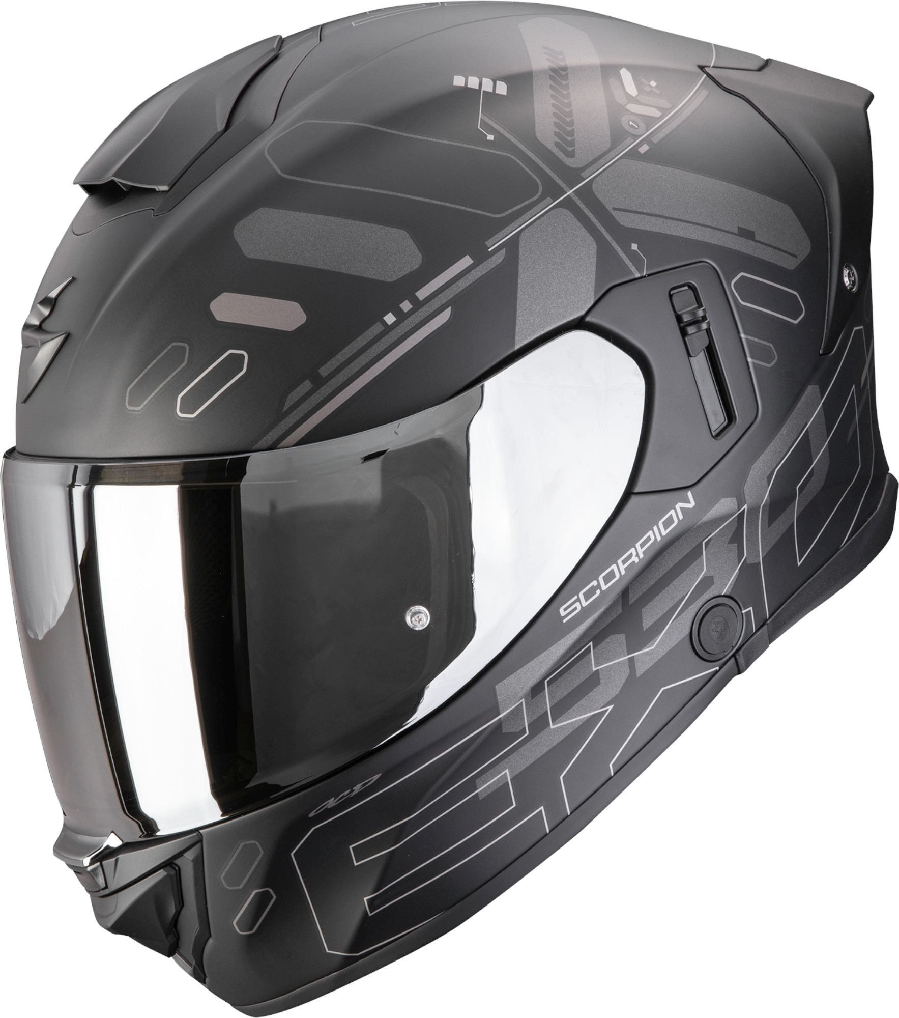Scorpion Exo Motorradhelm Exo-530 Air Fond Helm, antifog beschichtet,vorbereitet für Kommunikationssystem,Notfalls
