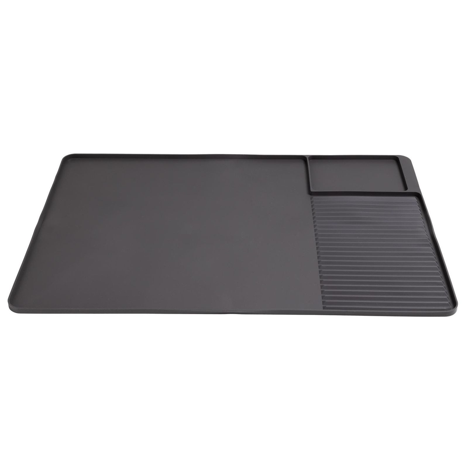 Gravidus Abtropfmatte Silikon-Abtropfmatte 59×40 cm anthrazit hitzebeständig
