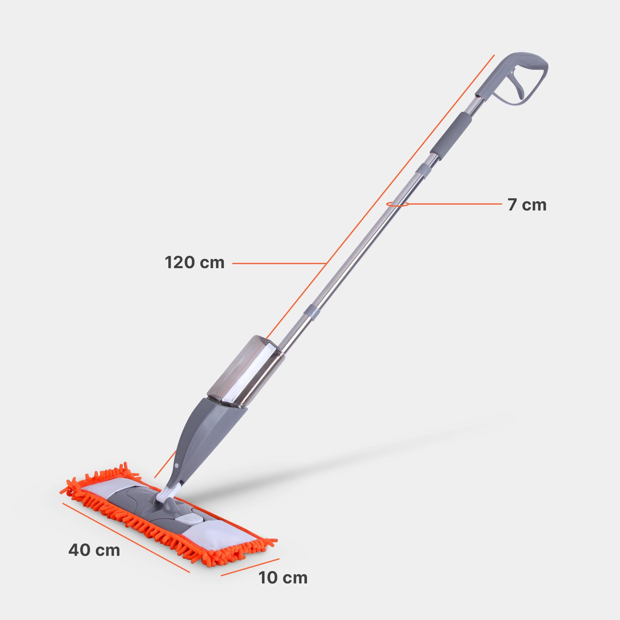 Bestlivings Wischmopp Sprühwischer, (Packung), Bodenwischer - Set mit Chenille Bezug - Sprühmopp Wischmop