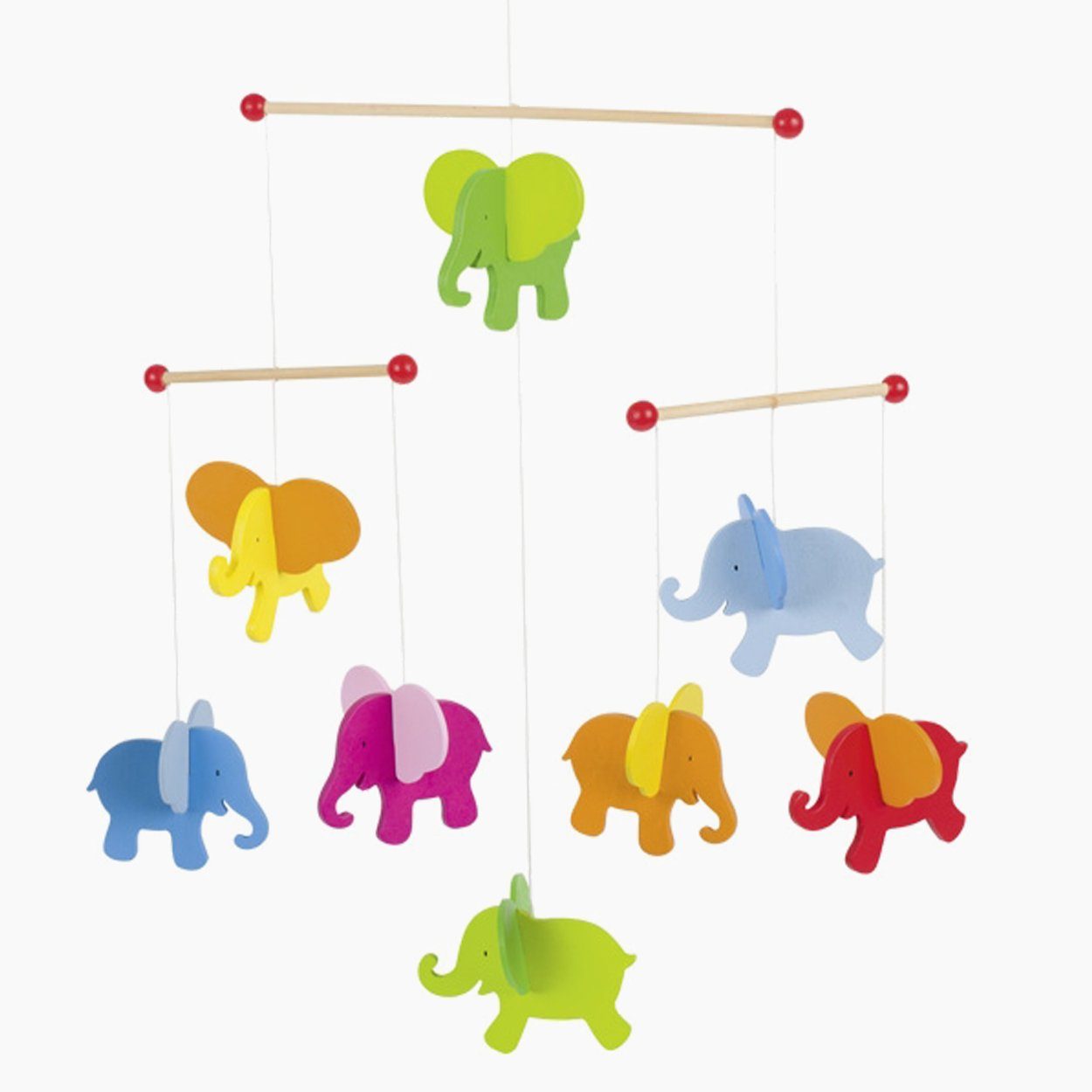 goki Mobile Mobile Elefanten, (packung, 9-tlg., spar set), dekorative Ergänzung für das Kinderzimmer