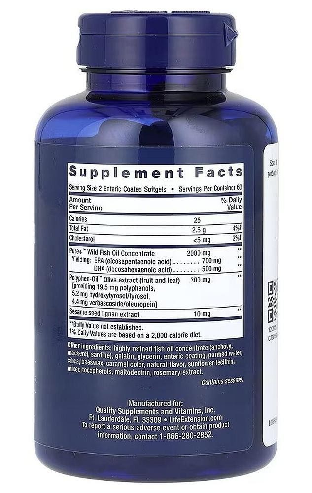 Life Extension Life Extension Super Omega-3 - 120 Weichkapseln Kapseln