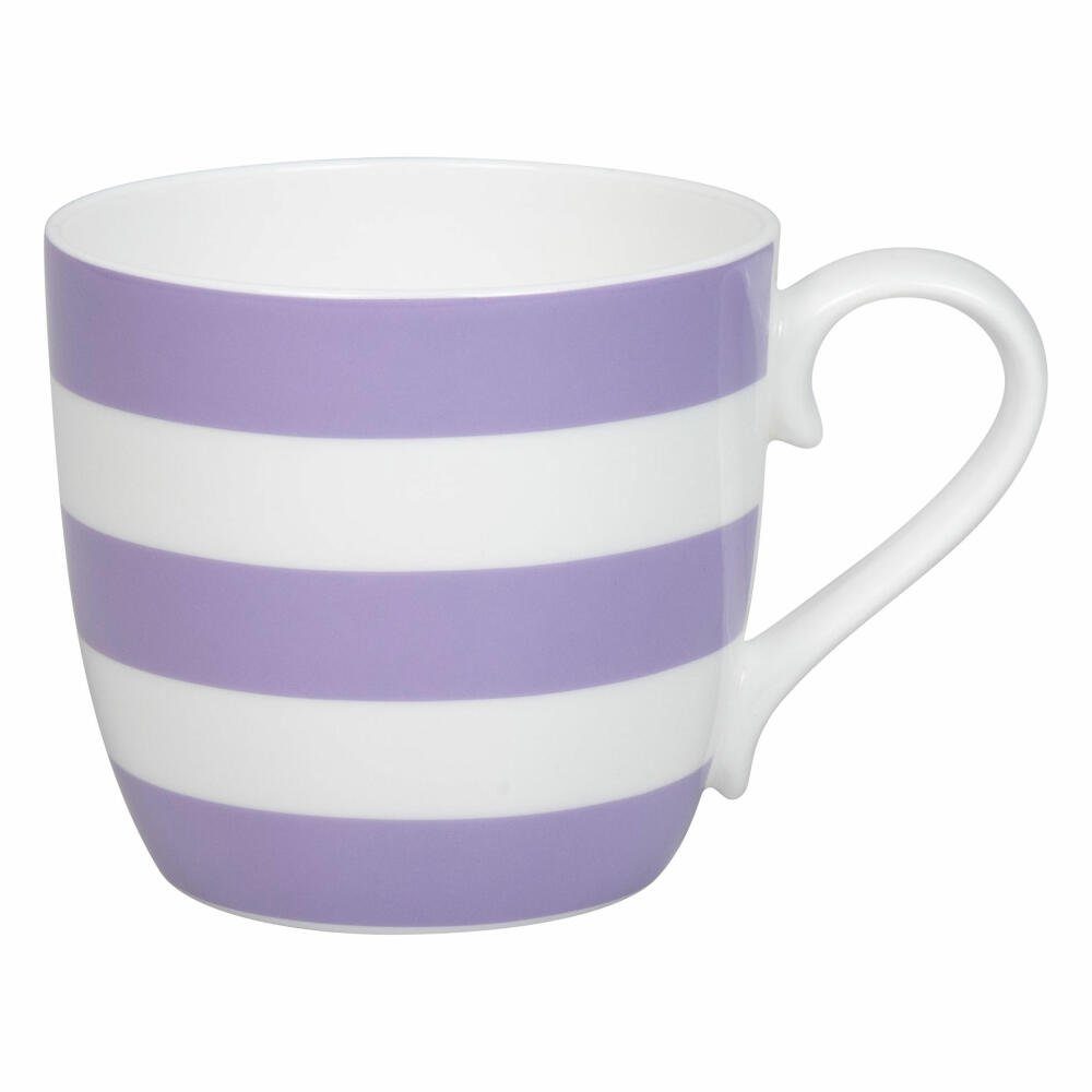 Könitz Becher Stripes - Lila, 425 ml, Bone China