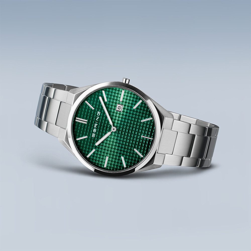 Bering Quarzuhr Bering Ultra Slim silber poliert/gebürstet 17240-708 17240-708, Bering Ultra Slim silber poliert/gebürstet 17240-708