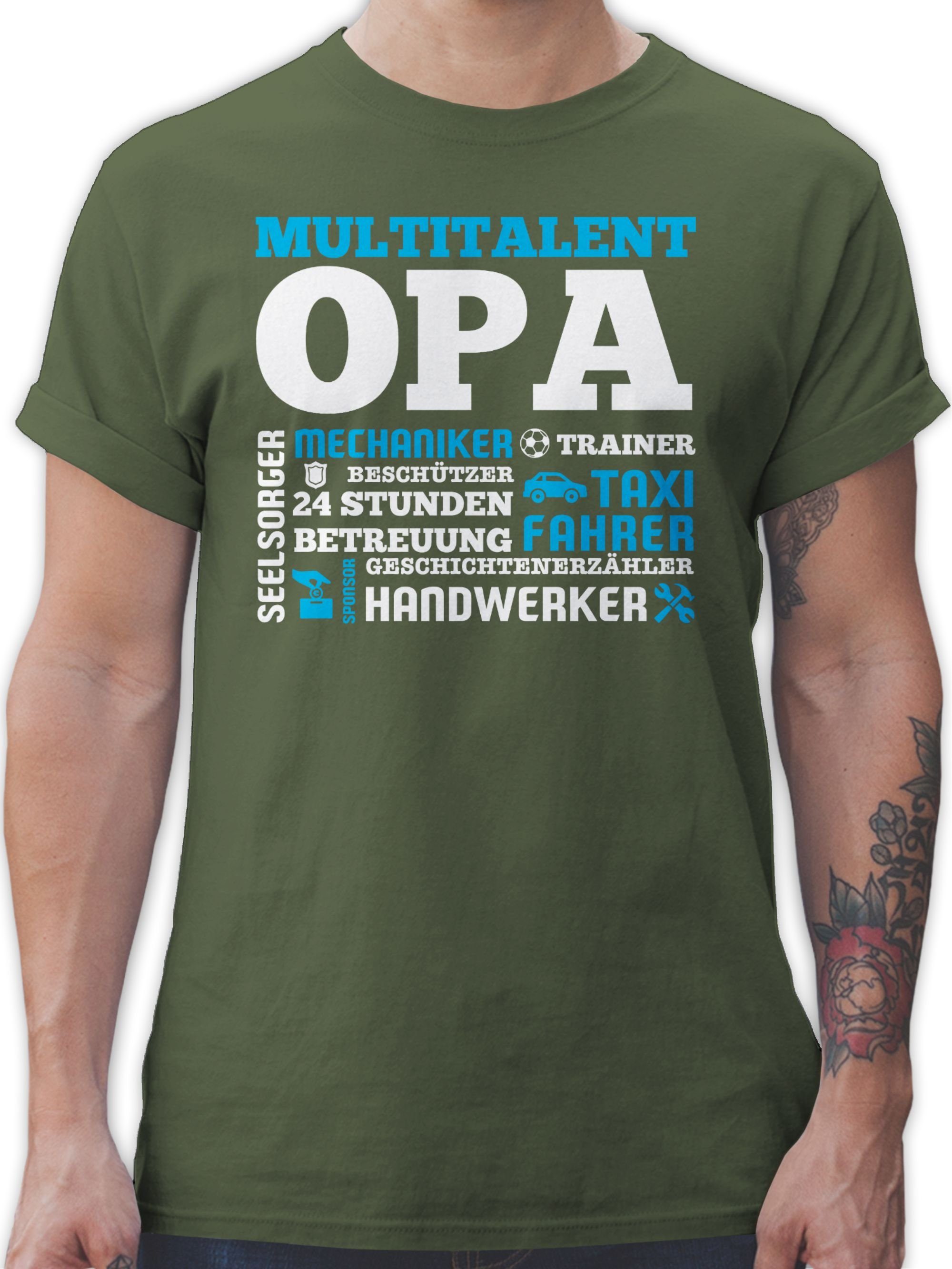 Army Multitalent Grün Opa Shirtracer Geschenke Opa T-Shirt 3
